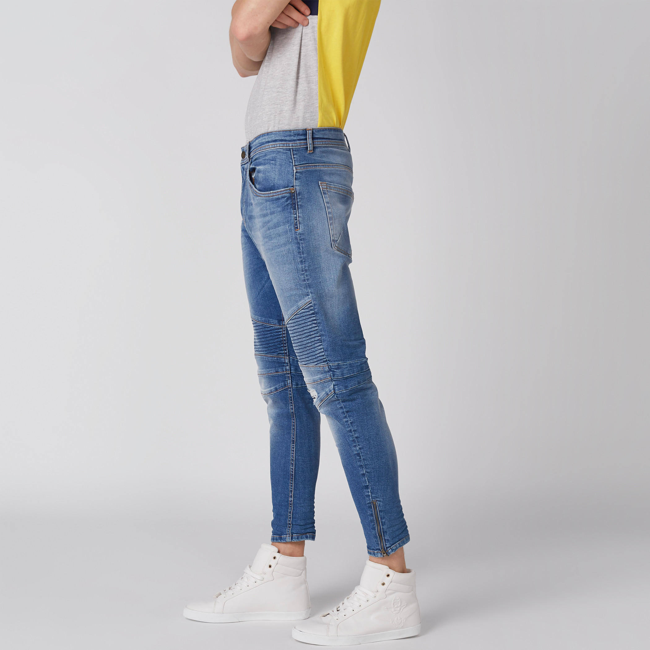 بنطال جينز طويل بتصميم ممزق وزر إغلاق وجيوب-men-clothing-bottoms-jeans-image-3