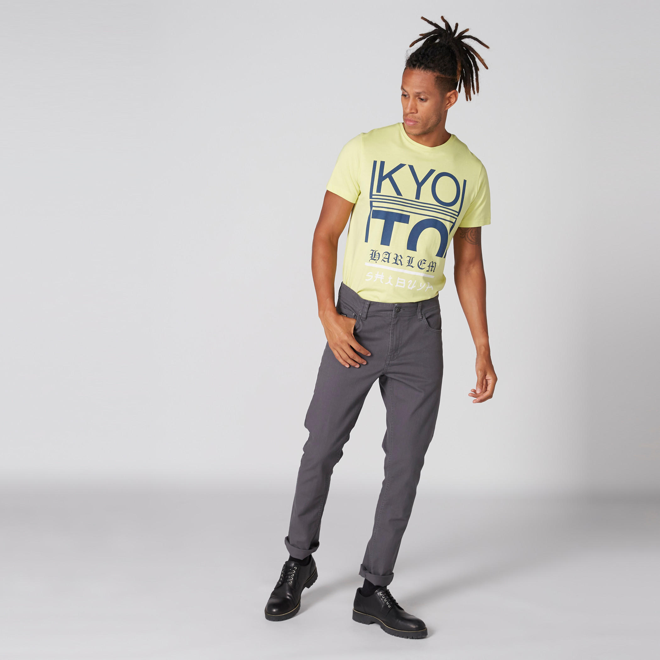 Printed T-Shirt with Round Neck and Short Sleeves-men-clothing-tshirtsandpolos-tshirts-image-1