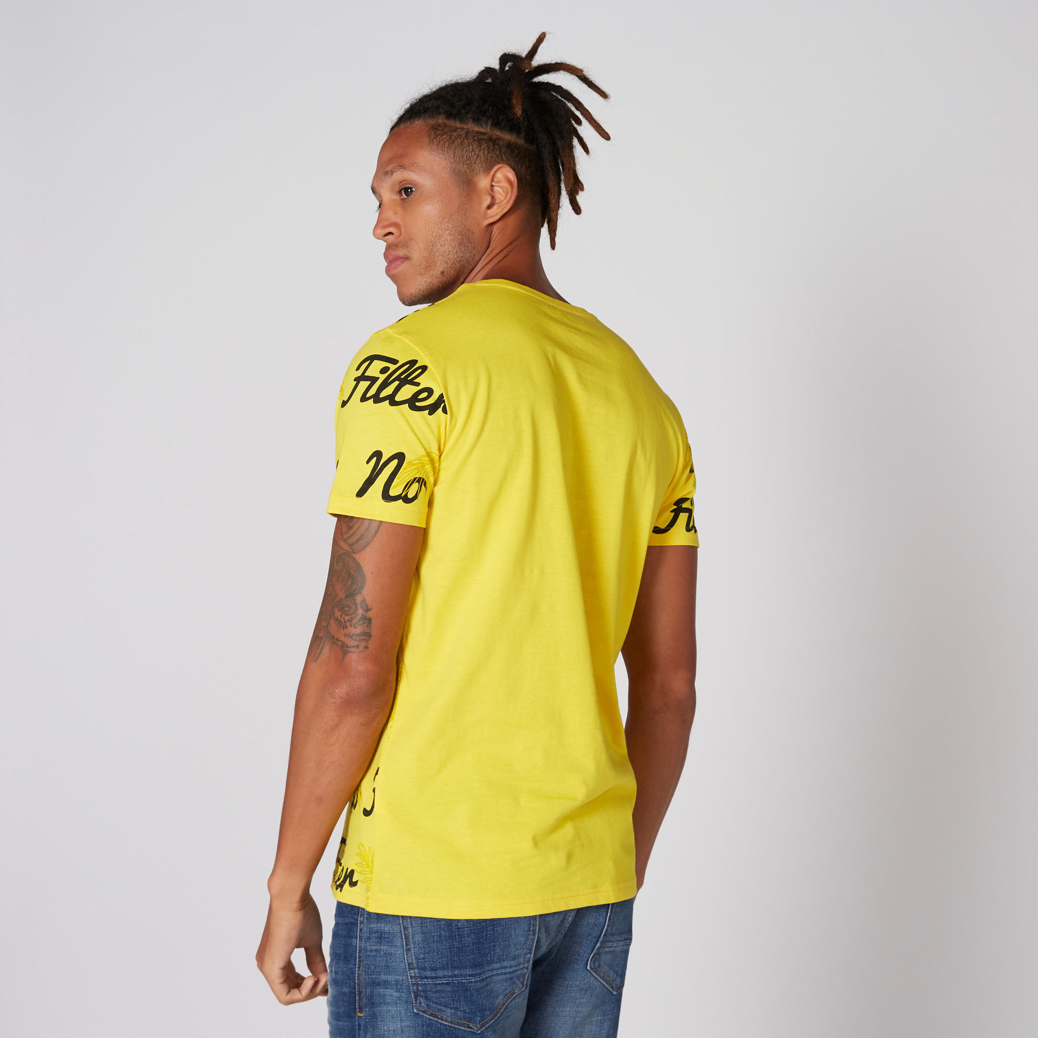 Printed T-Shirt with Round Neck and Short Sleeves-men-clothing-tshirtsandpolos-tshirts-image-2
