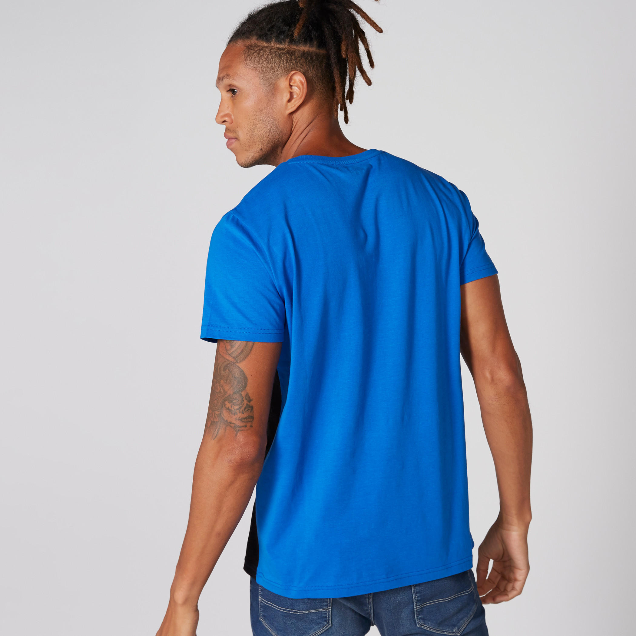 Printed T-Shirt with Round Neck and Short Sleeves-men-clothing-tshirtsandpolos-tshirts-image-2