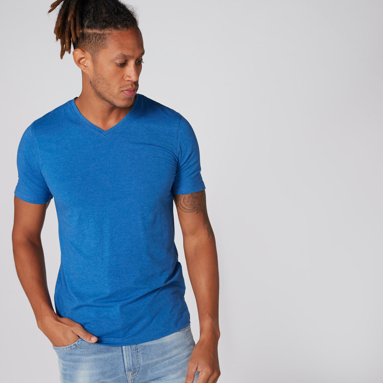 V-Neck T-Shirt with Short Sleeves-men-clothing-tshirtsandpolos-tshirts-image-7