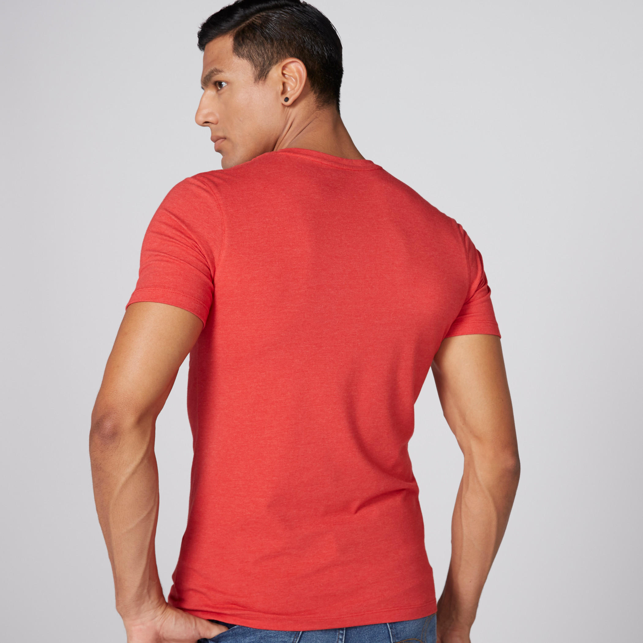 تيشيرت بأكمام قصيرة وياقة V-men-clothing-tshirtsandpolos-tshirts-image-3