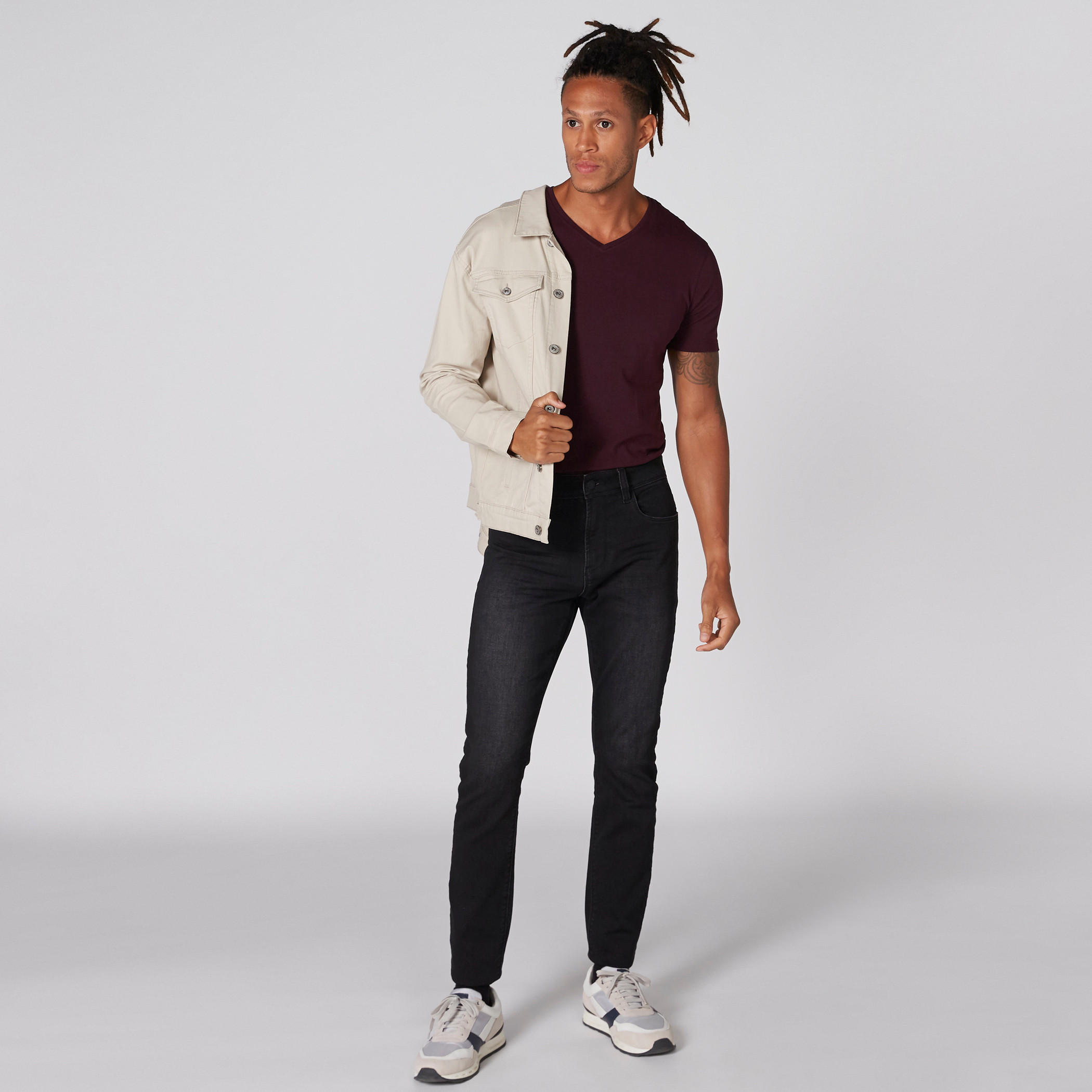 V-Neck T-Shirt with Short Sleeves-men-clothing-tshirtsandpolos-tshirts-image-4