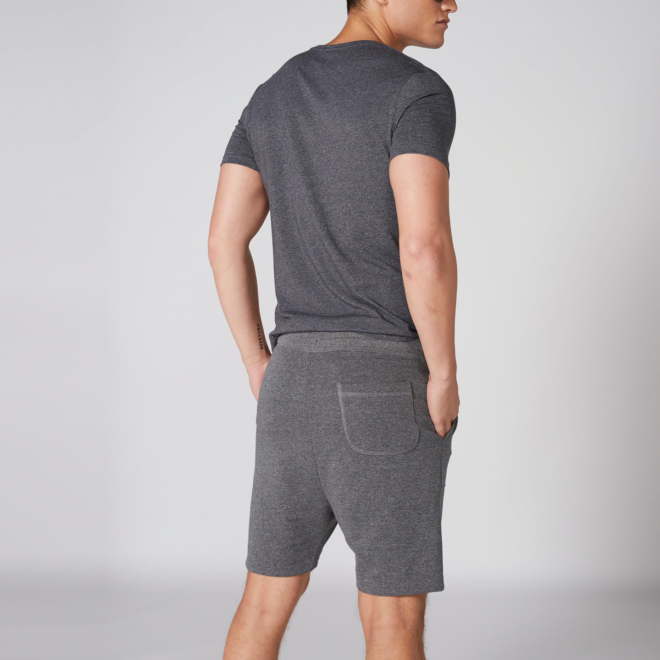 Pocket Detail Shorts with Elasticised Waistband and Drawstring-men-clothing-bottoms-shorts-image-2