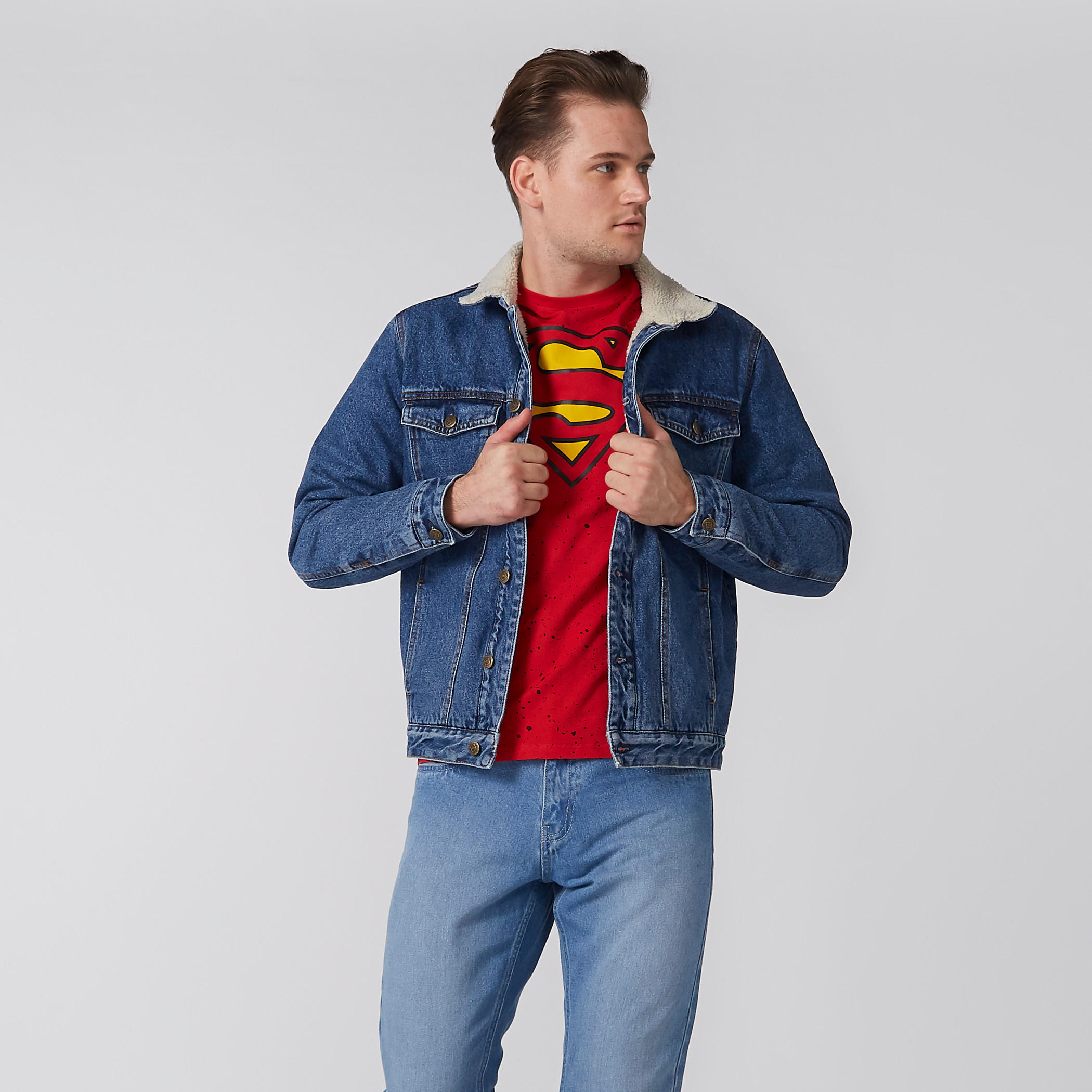 Denim Jacket with Long Sleeves and Button Closure-men-clothing-jacketsandblazers-jackets-image-6