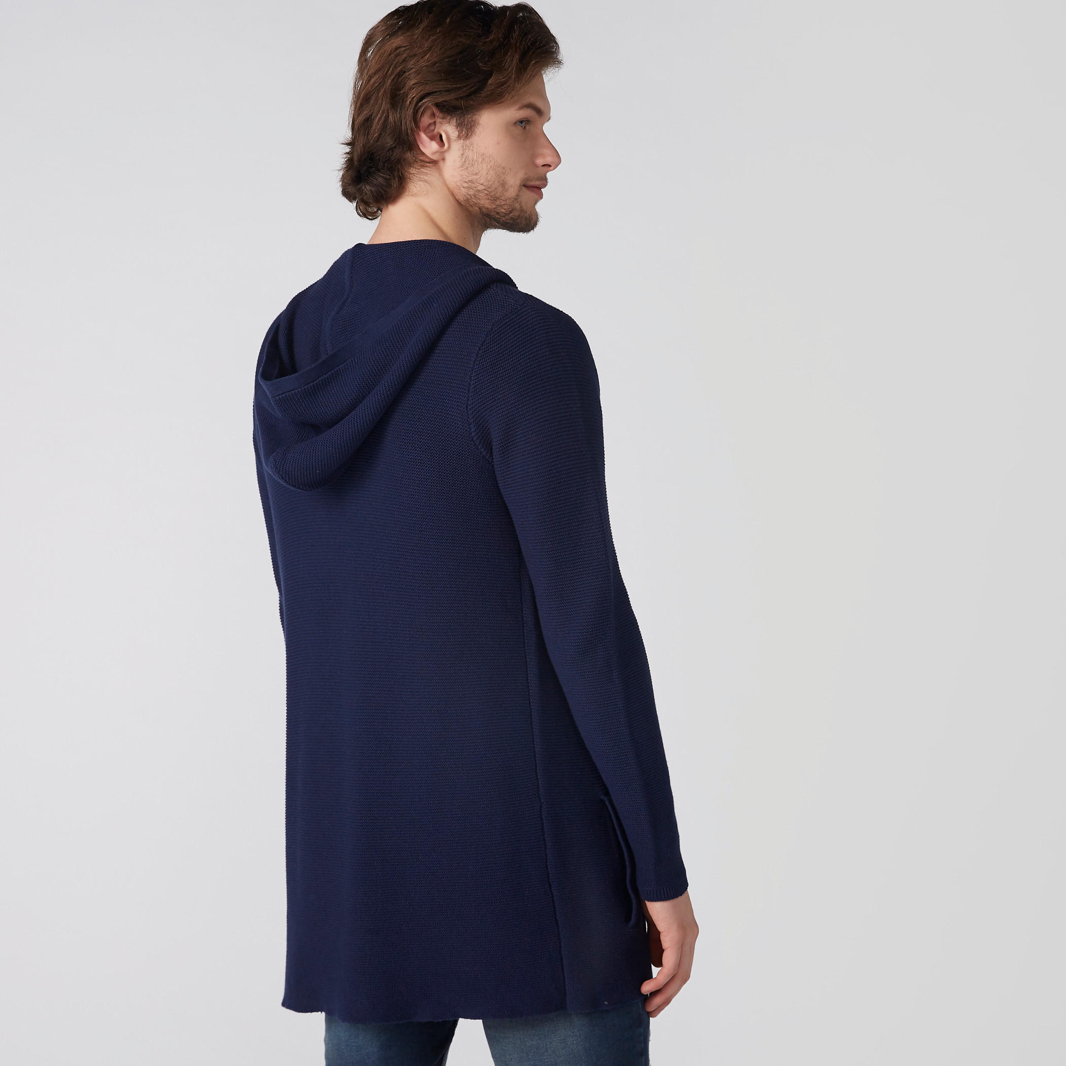 سترة كارديجان طويلة مفتوحة من الأمام بقبعة وأكمام طويلة-men-clothing-sweatersandpullovers-image-4