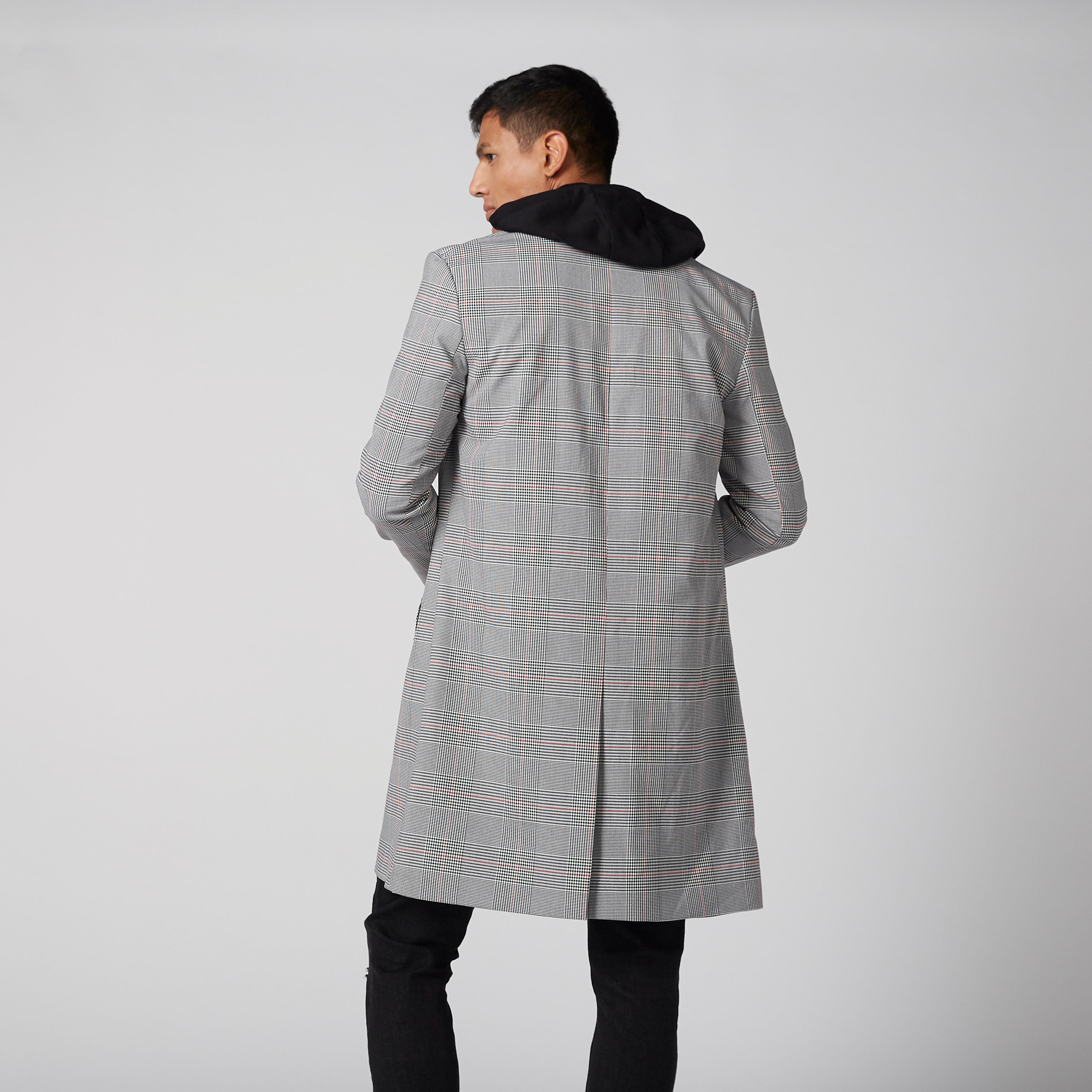 معطف طويل كاروهات بأكمام طويلة وجيوب-men-clothing-jacketsandblazers-coats-image-3