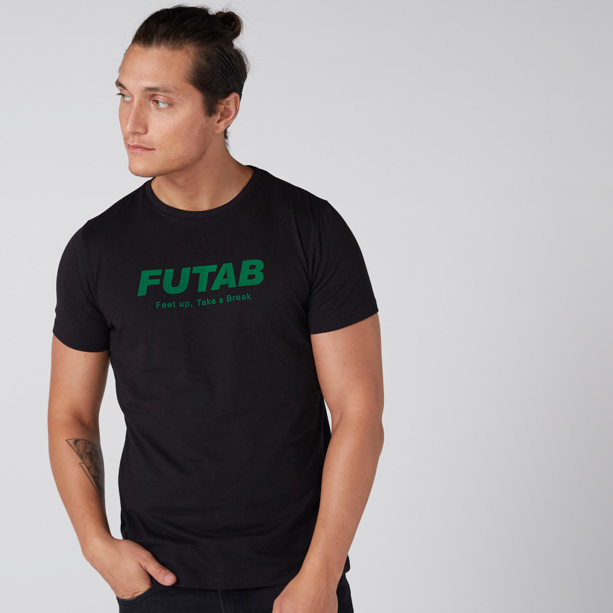 Printed T-Shirt with Crew Neck and Short Sleeves-men-clothing-tshirtsandpolos-tshirts-image-1