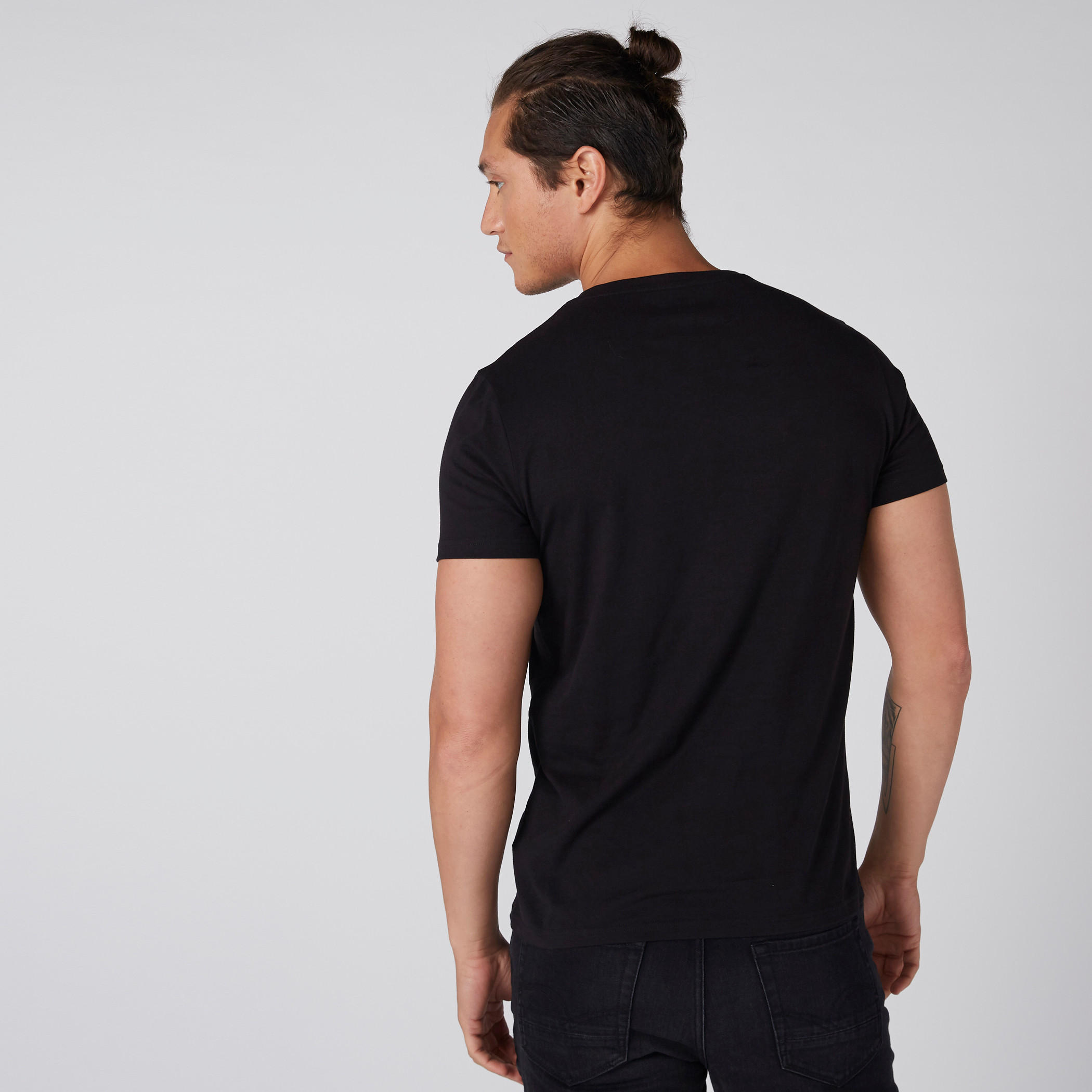 Printed T-Shirt with Crew Neck and Short Sleeves-men-clothing-tshirtsandpolos-tshirts-image-2