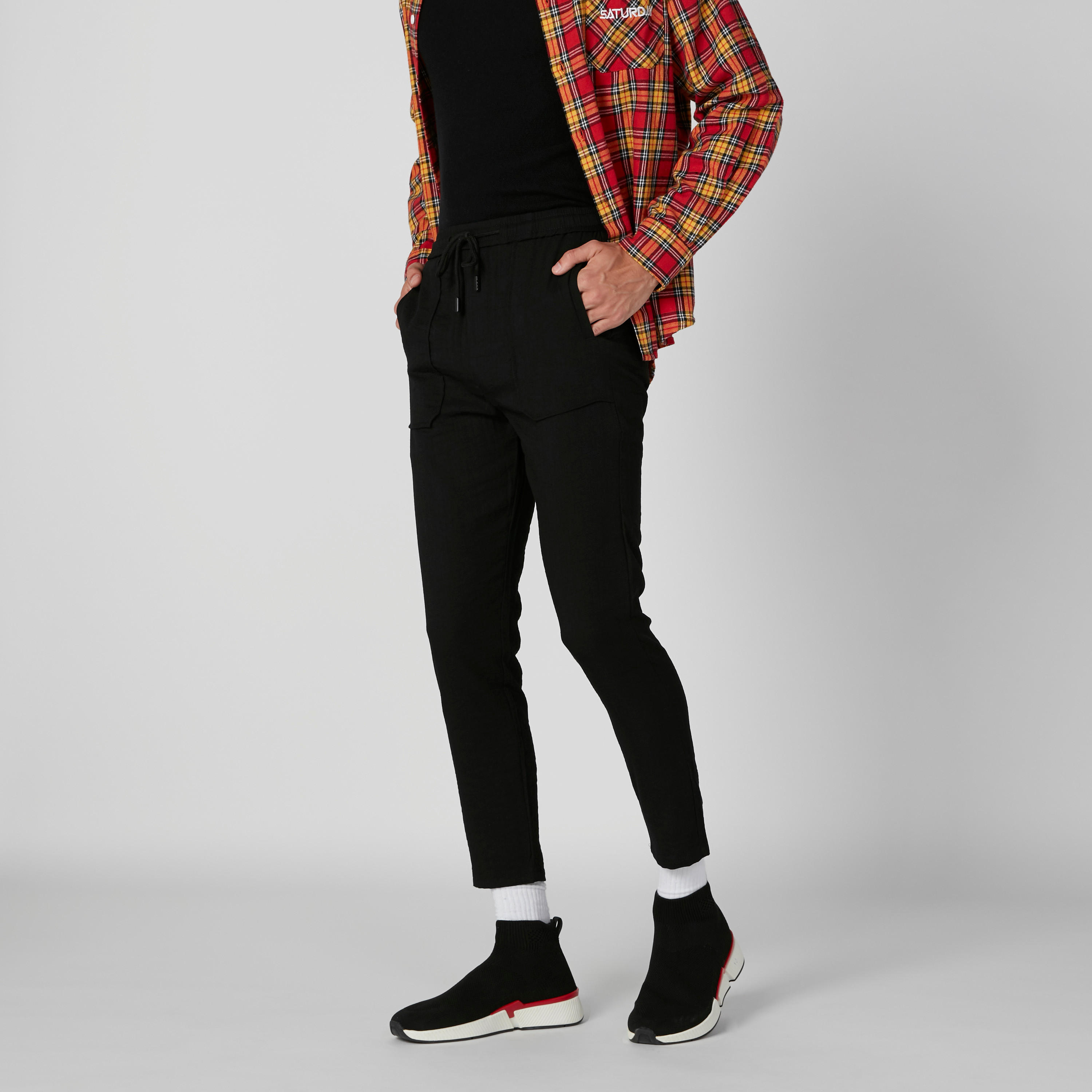 Pocket Detail Pants with Drawstring-men-clothing-bottoms-trousersandchinos-trousers-image-3