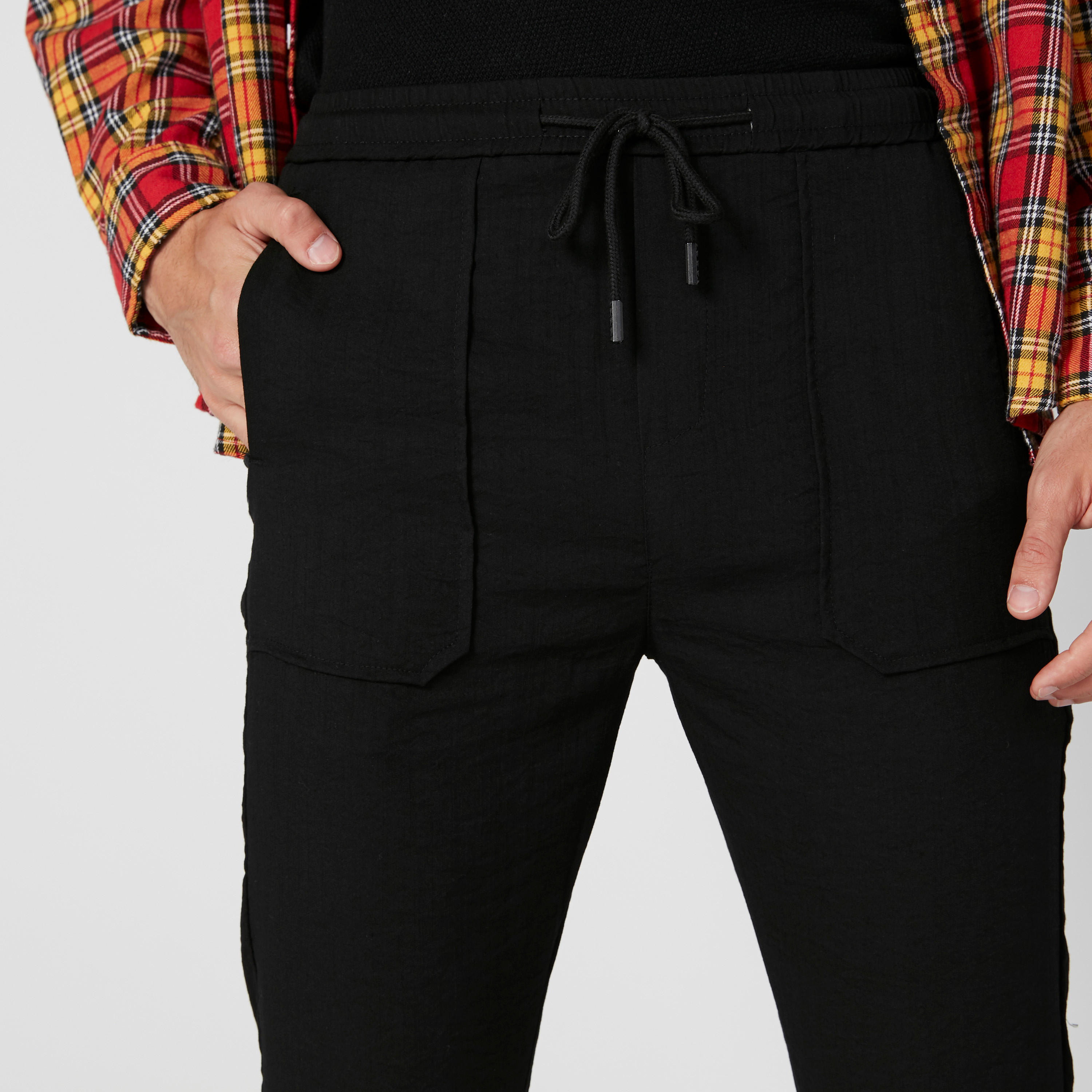 Pocket Detail Pants with Drawstring-men-clothing-bottoms-trousersandchinos-trousers-image-5