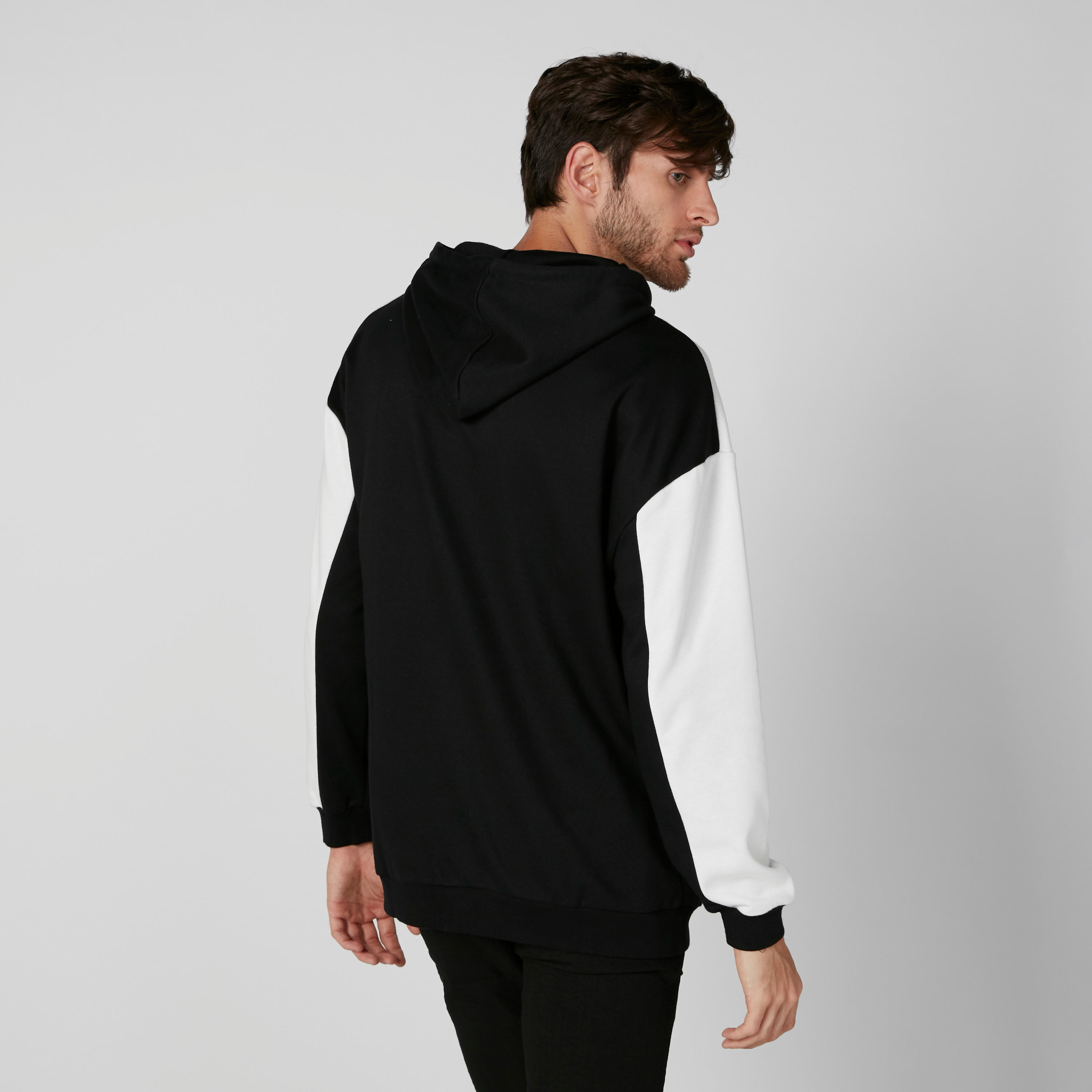 Printed Hoodie with Long Sleeves-men-winterwear-hoodiesandsweatshirts-image-2
