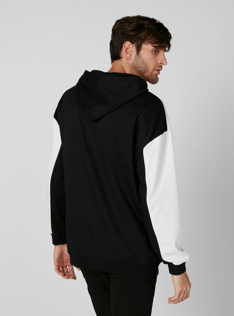 Printed Hoodie with Long Sleeves-men-winterwear-hoodiesandsweatshirts-image-2