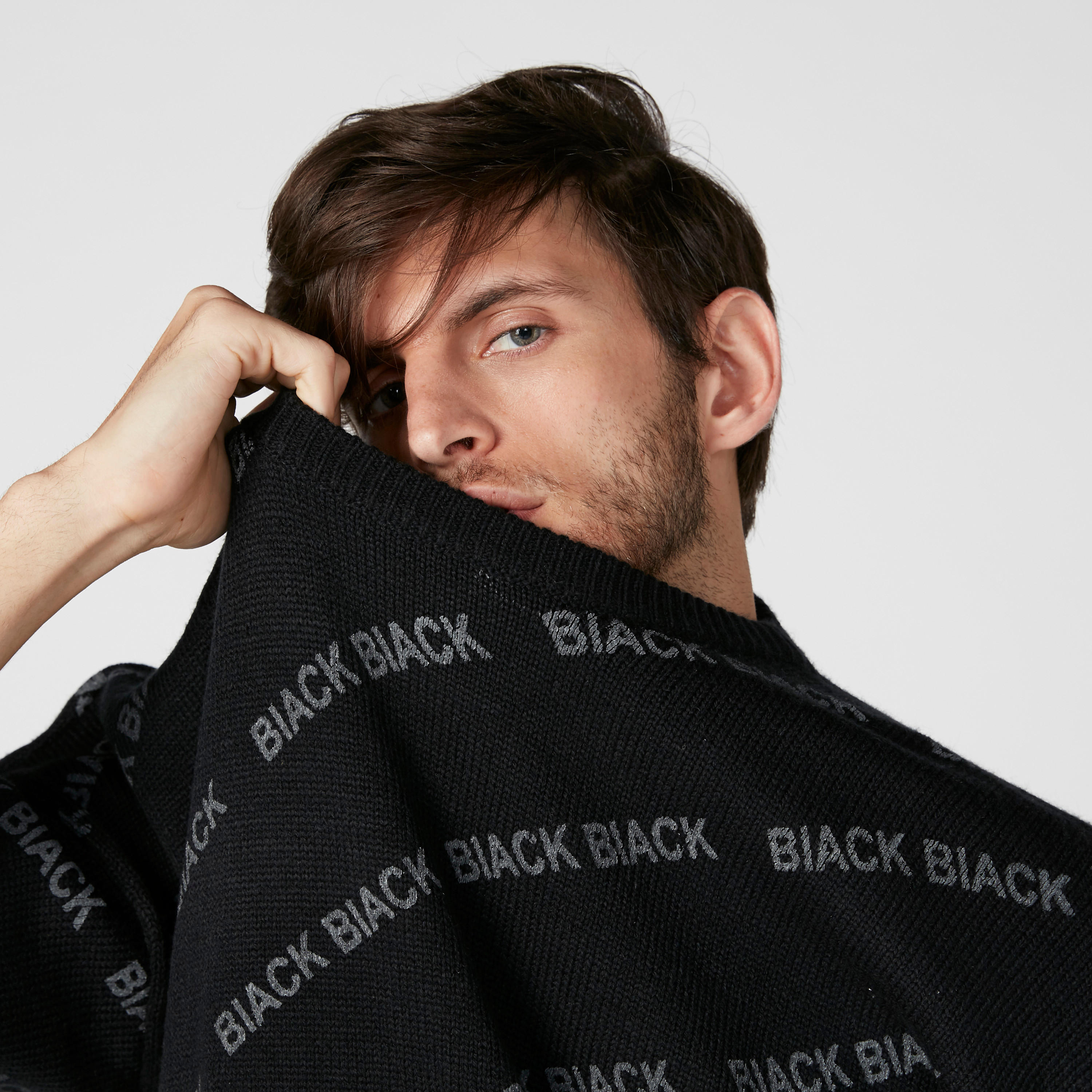 Printed Sweater with Long Sleeves-men-clothing-sweatersandpullovers-image-1