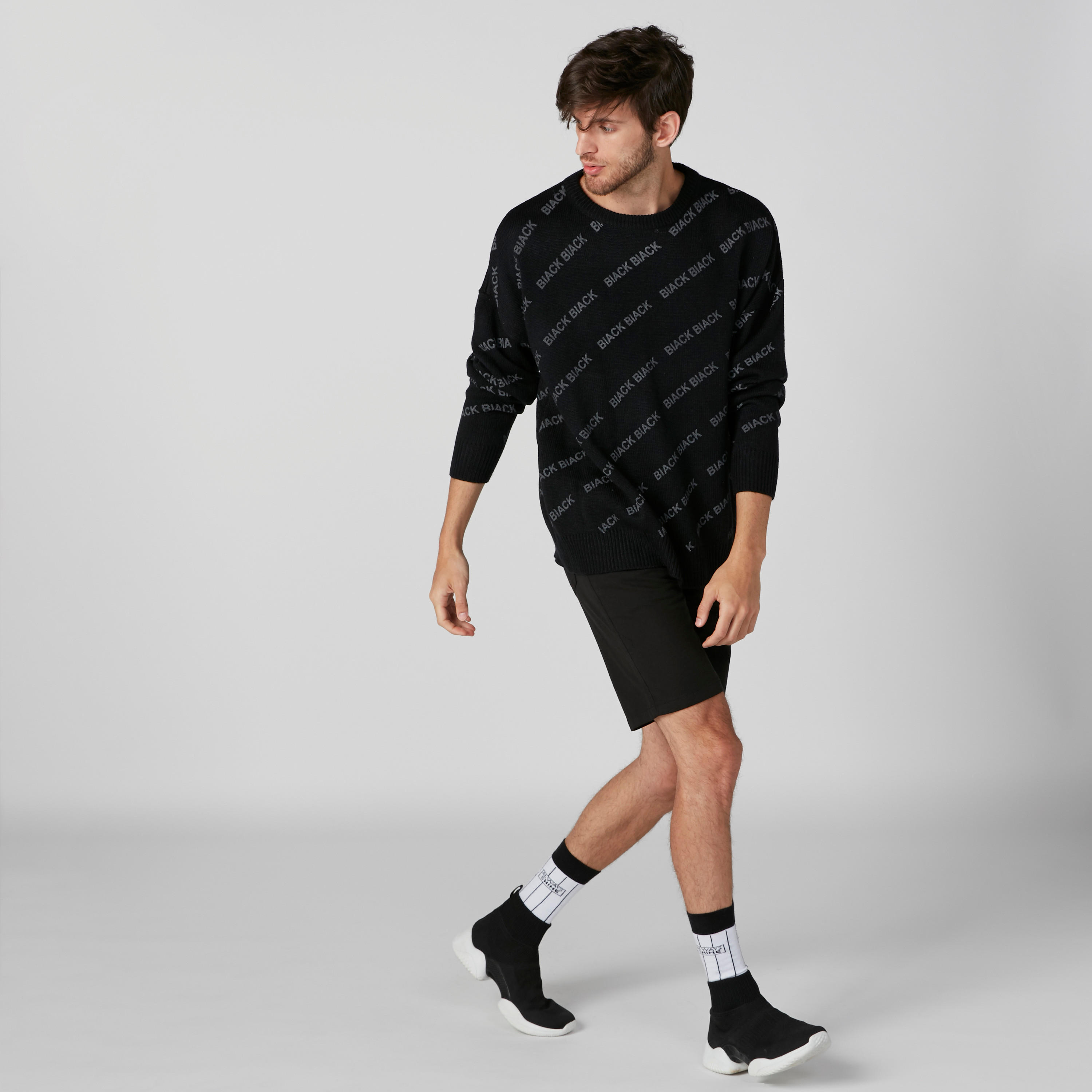 Printed Sweater with Long Sleeves-men-clothing-sweatersandpullovers-image-3