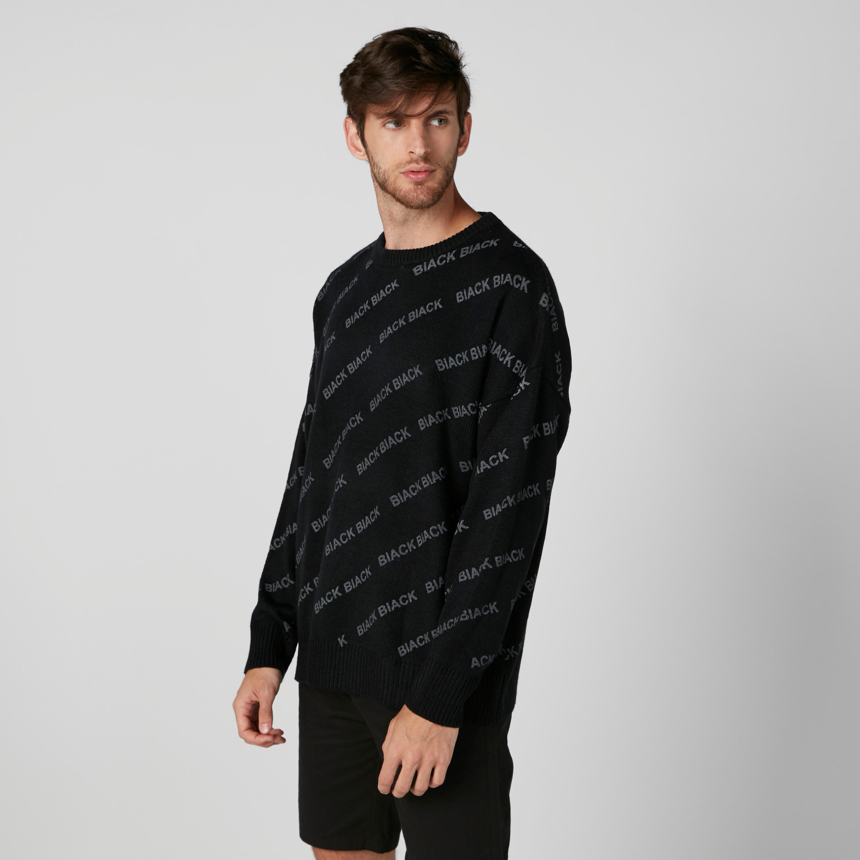 Printed Sweater with Long Sleeves-men-clothing-sweatersandpullovers-image-4