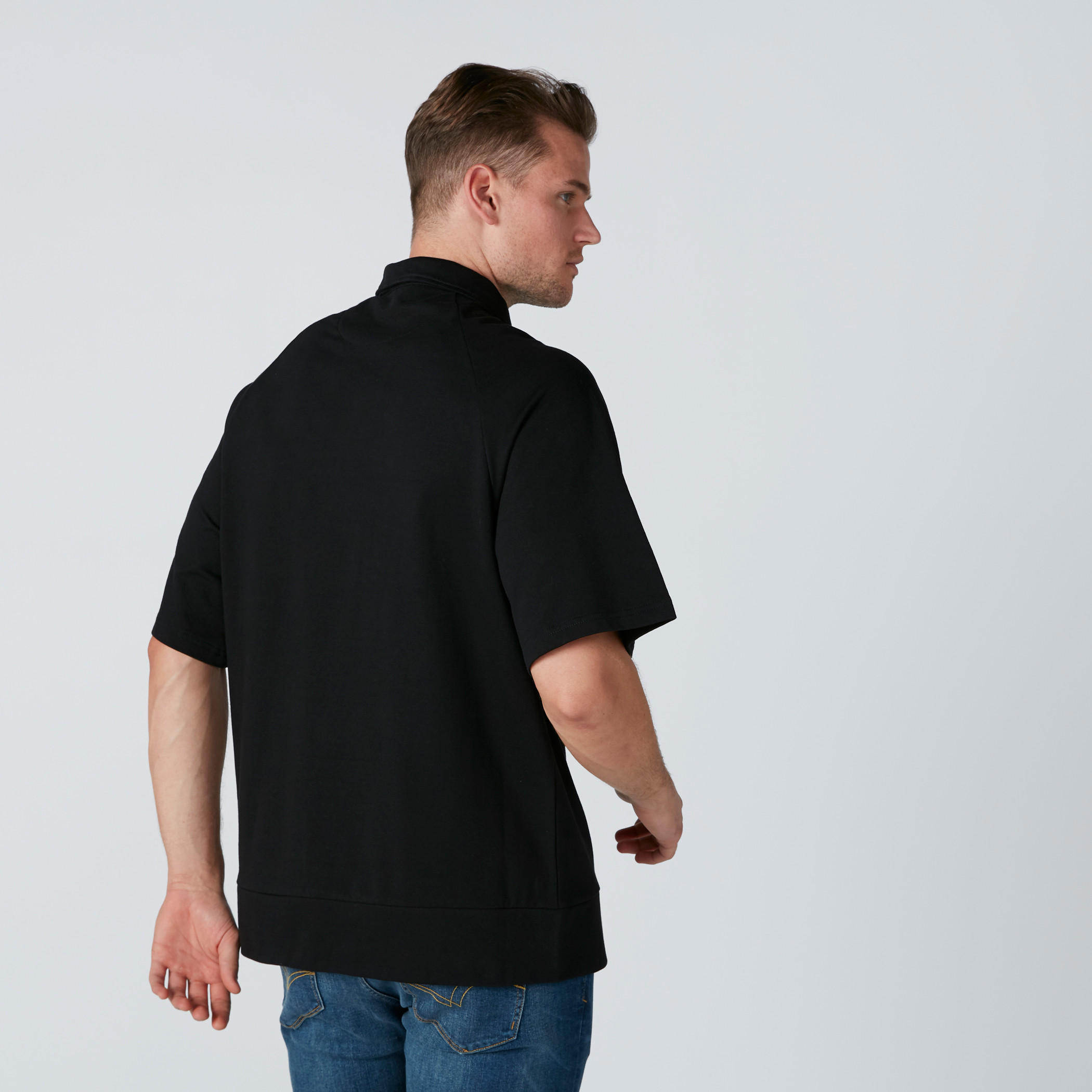 تيشيرت بياقة بولو وأكمام قصيرة وسحّاب-men-clothing-tshirtsandpolos-polos-image-2