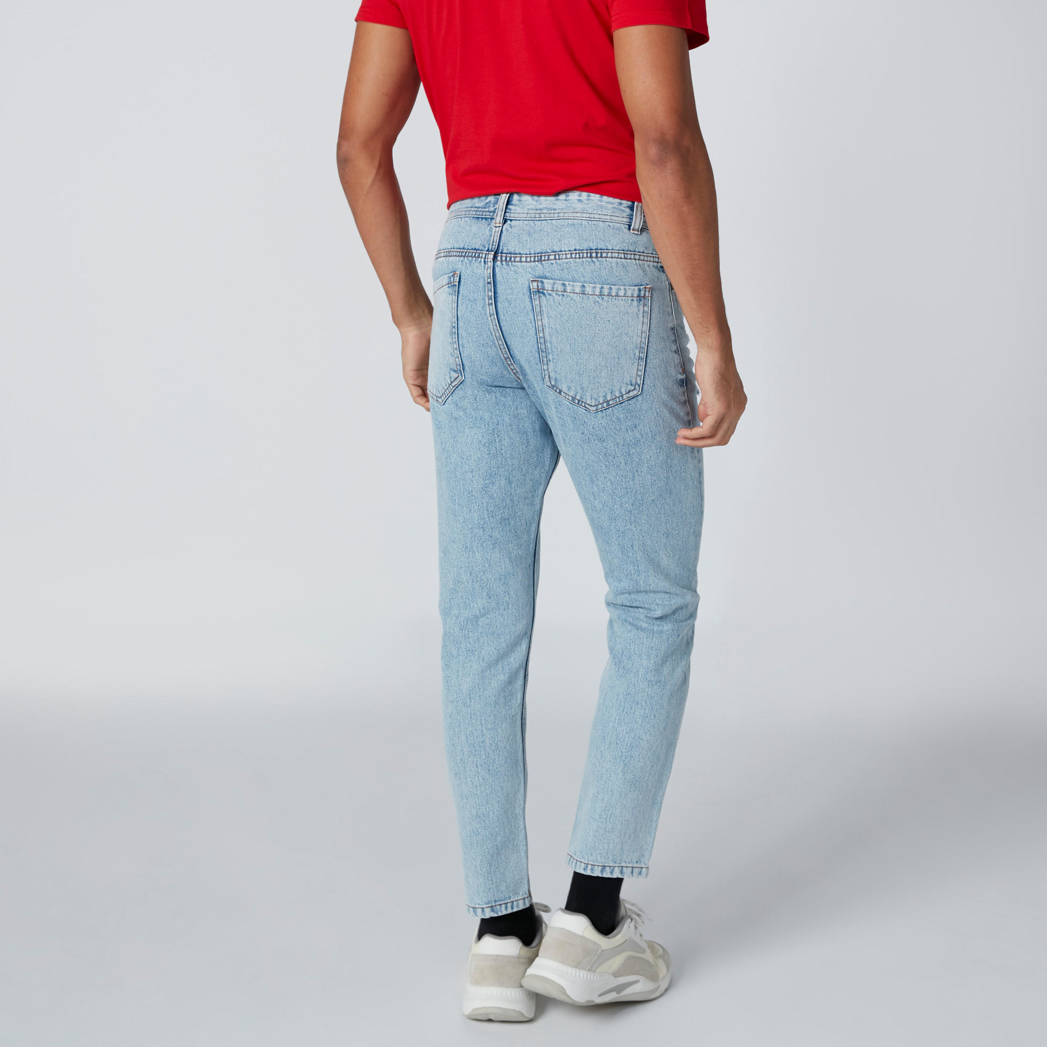 بنطال جينز بتصميم ممزّق وسحّاب إغلاق-men-clothing-bottoms-jeans-image-4