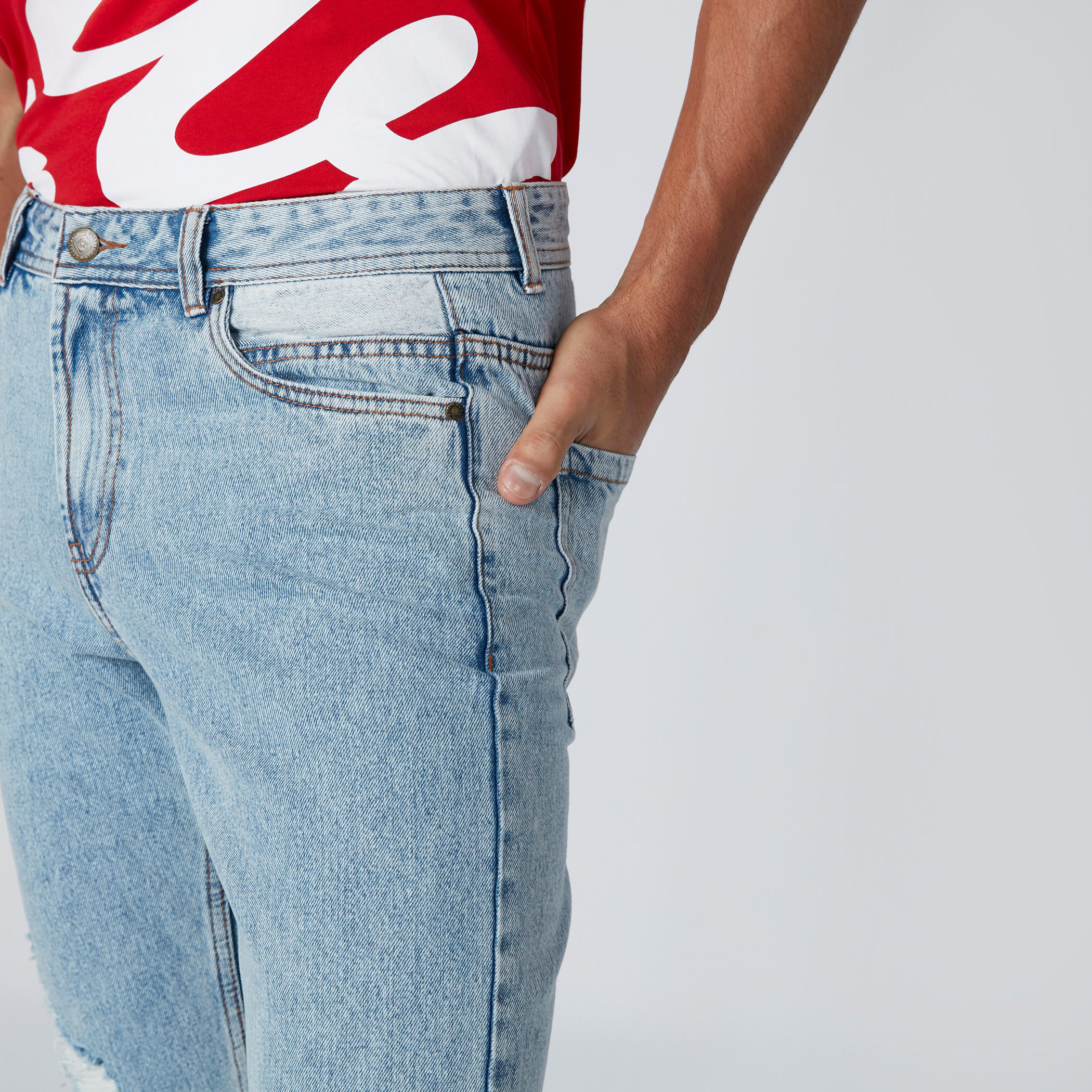بنطال جينز بتصميم ممزّق وسحّاب إغلاق-men-clothing-bottoms-jeans-image-1