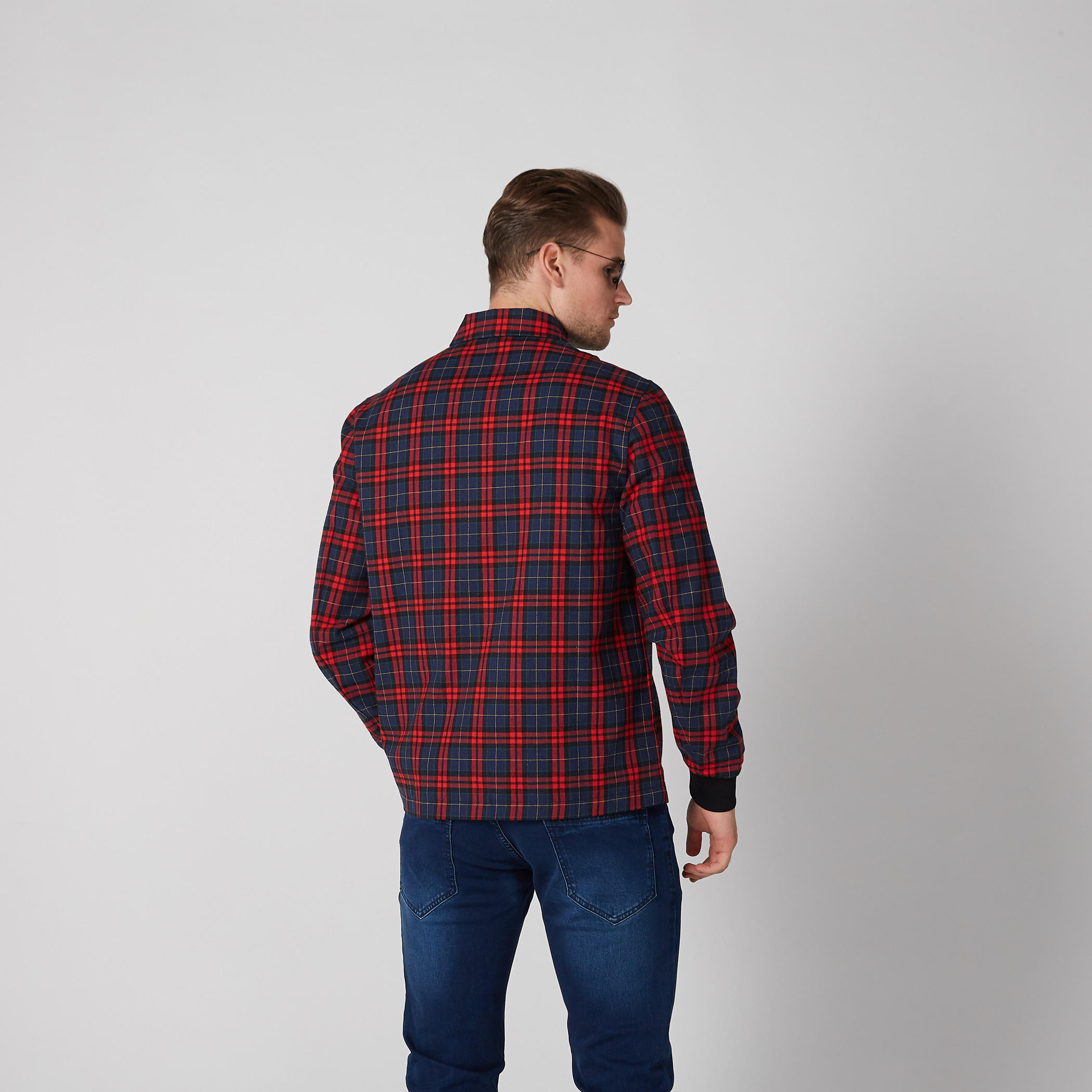 جاكيت كاروهات بأكمام طويلة وسحّاب إغلاق-men-clothing-jacketsandblazers-jackets-image-4