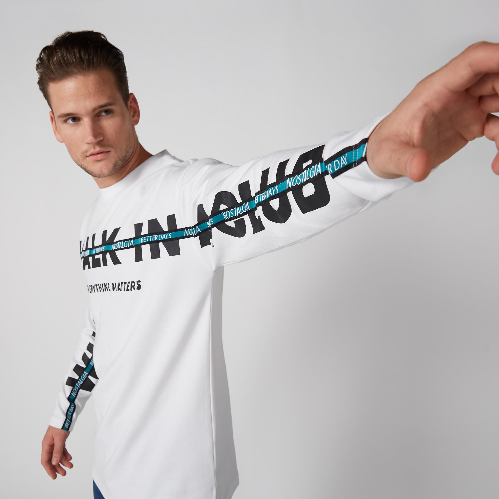Printed Sweatshirt with Round Neck and Long Sleeves-men-winterwear-hoodiesandsweatshirts-image-3