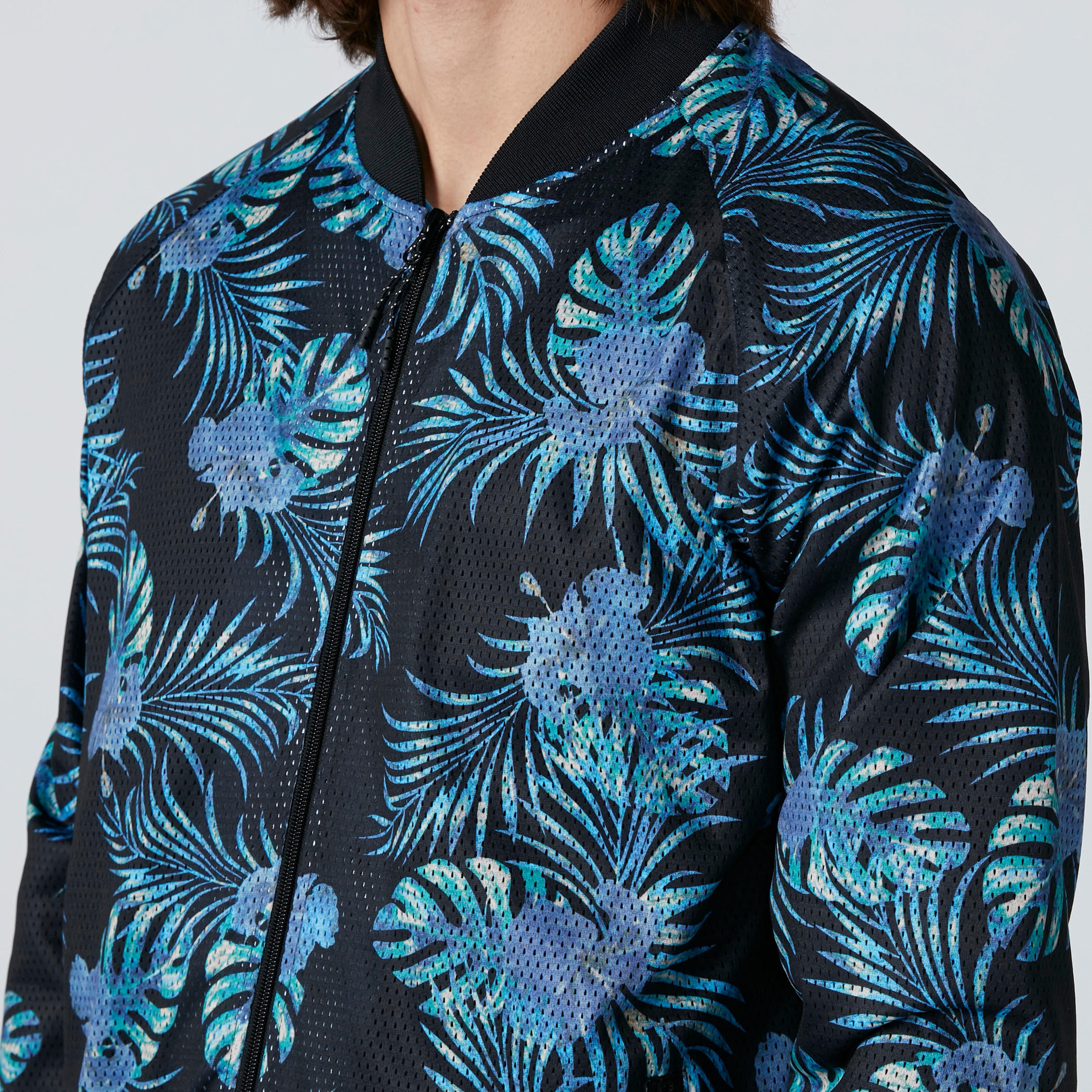 Printed Jacket with Long Sleeves and Zip Closure-men-clothing-jacketsandblazers-jackets-image-4