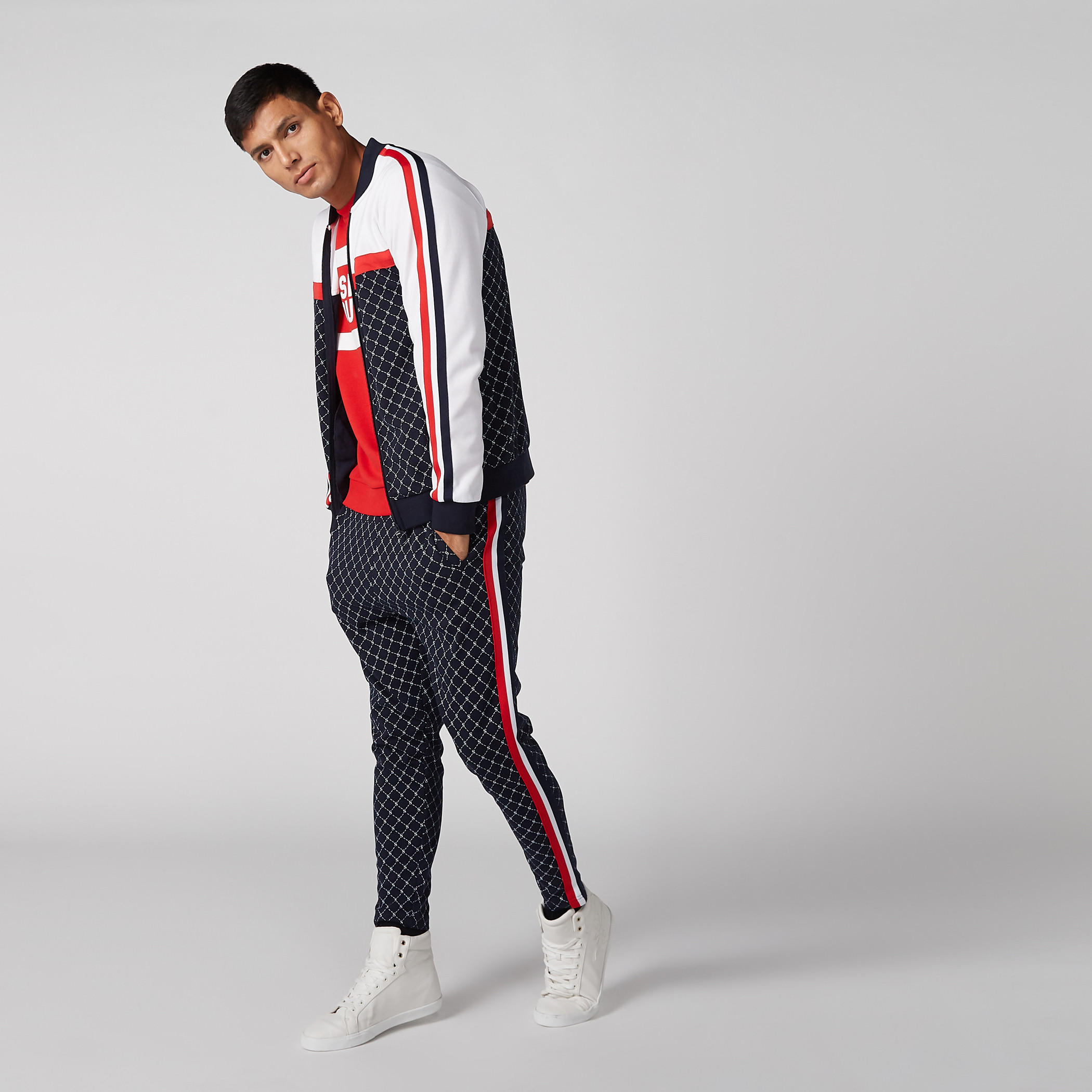 Printed Sweatshirt with Round Neck and Long Sleeves-men-winterwear-hoodiesandsweatshirts-image-2