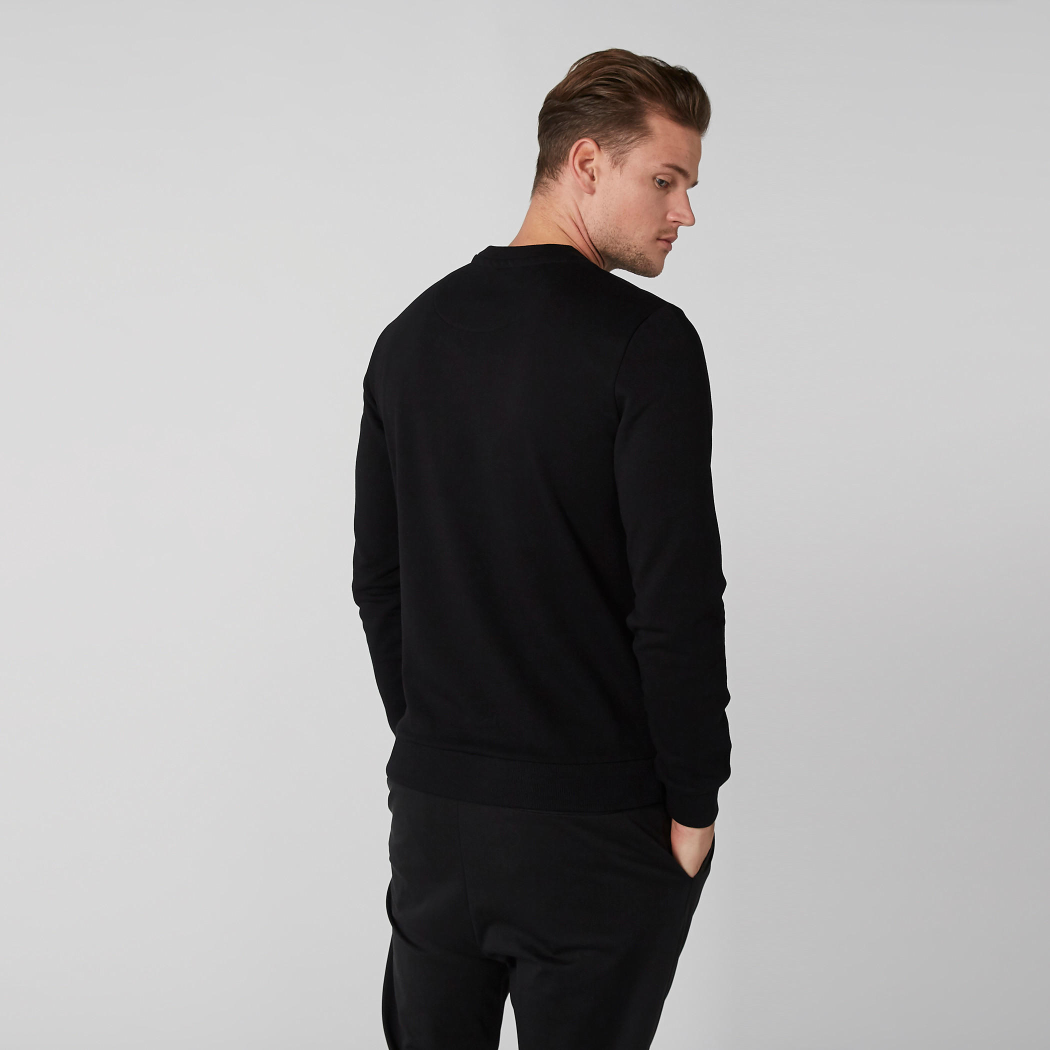Printed Sweatshirt with Crew Neck and Long Sleeves-men-winterwear-hoodiesandsweatshirts-image-4
