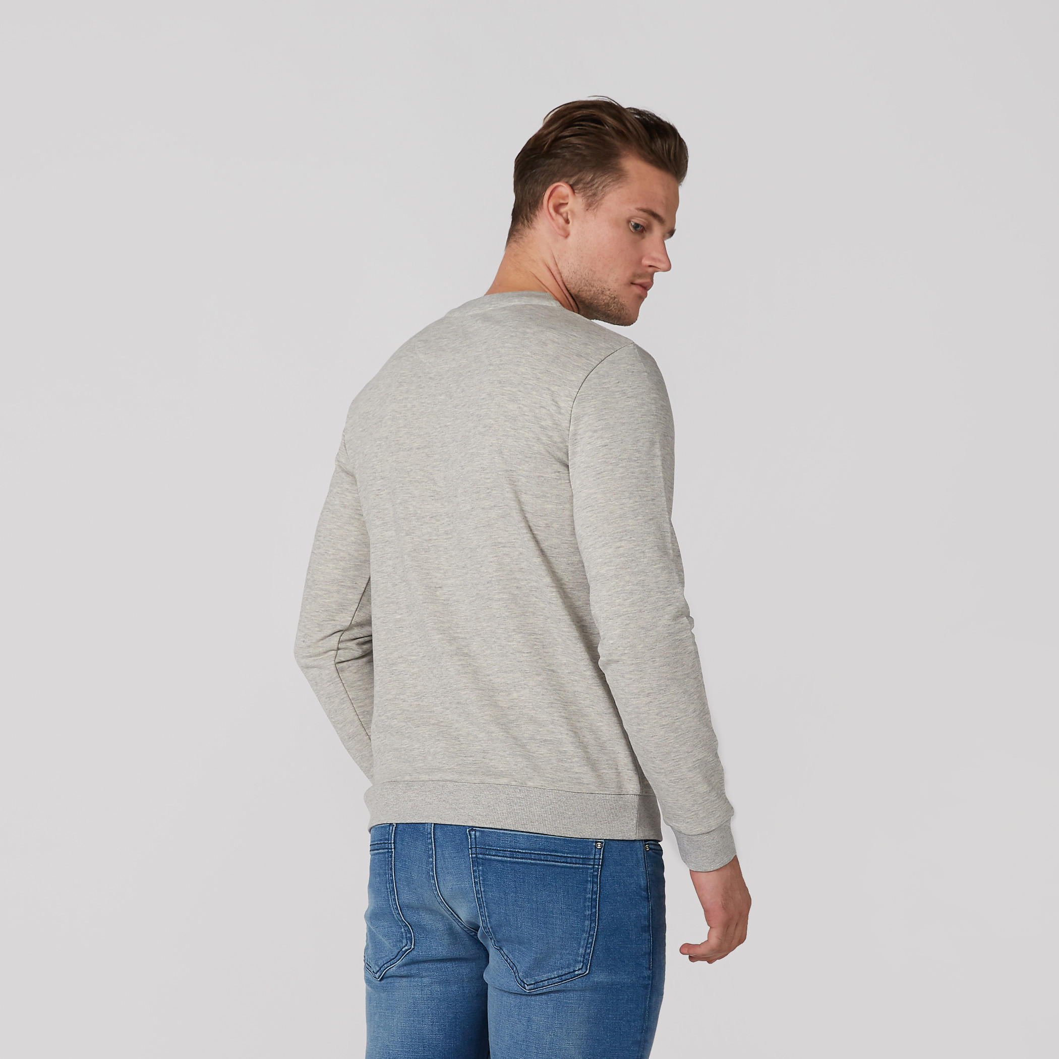 Printed Sweatshirt with Crew Neck and Long Sleeves-men-winterwear-hoodiesandsweatshirts-image-4