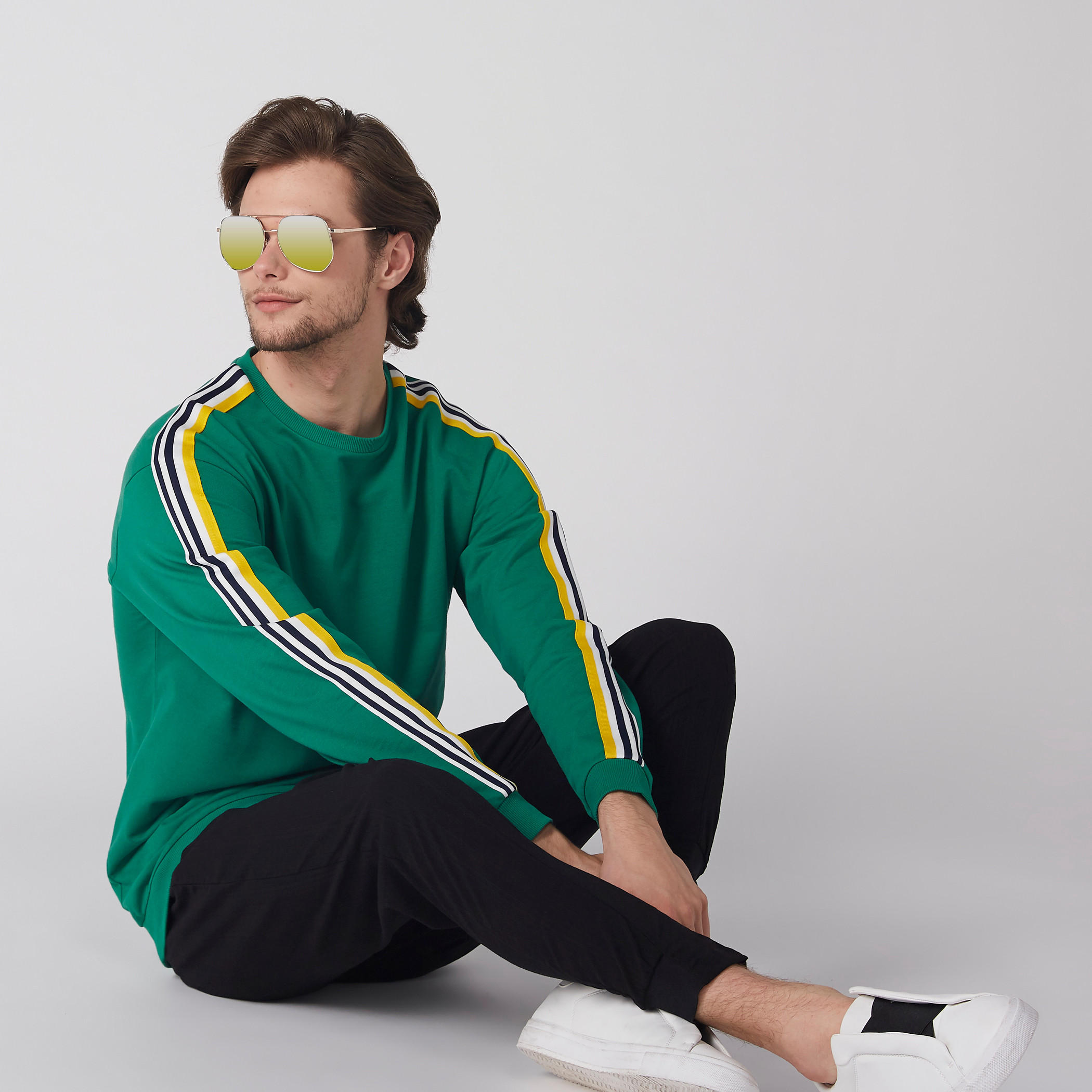 Ankle Length Jog Pants with Elasticised Waistband and Drawstring-men-clothing-bottoms-joggers-image-2