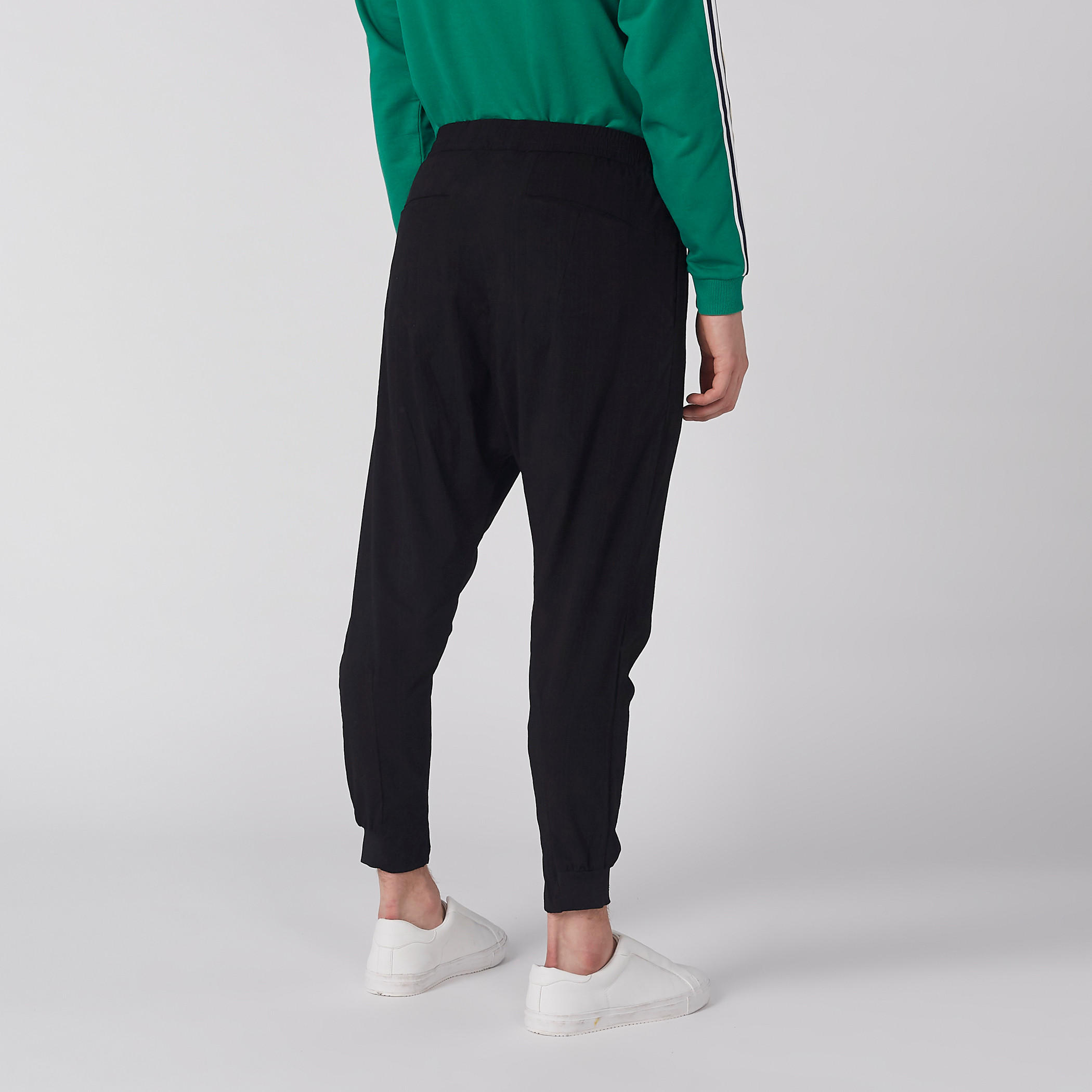 Ankle Length Jog Pants with Elasticised Waistband and Drawstring-men-clothing-bottoms-joggers-image-4