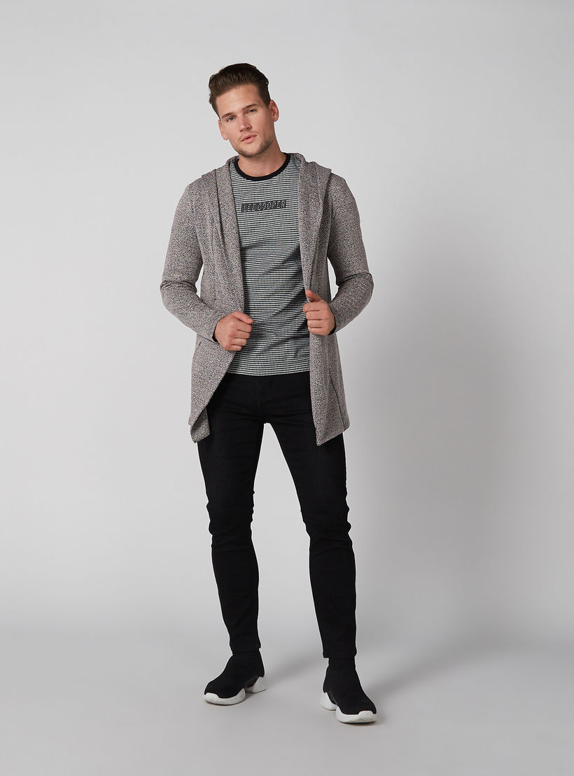 سترة كارديجان مفتوحة من الأمام بقبعة وجيوب كانجارو-men-clothing-sweatersandpullovers-image-1