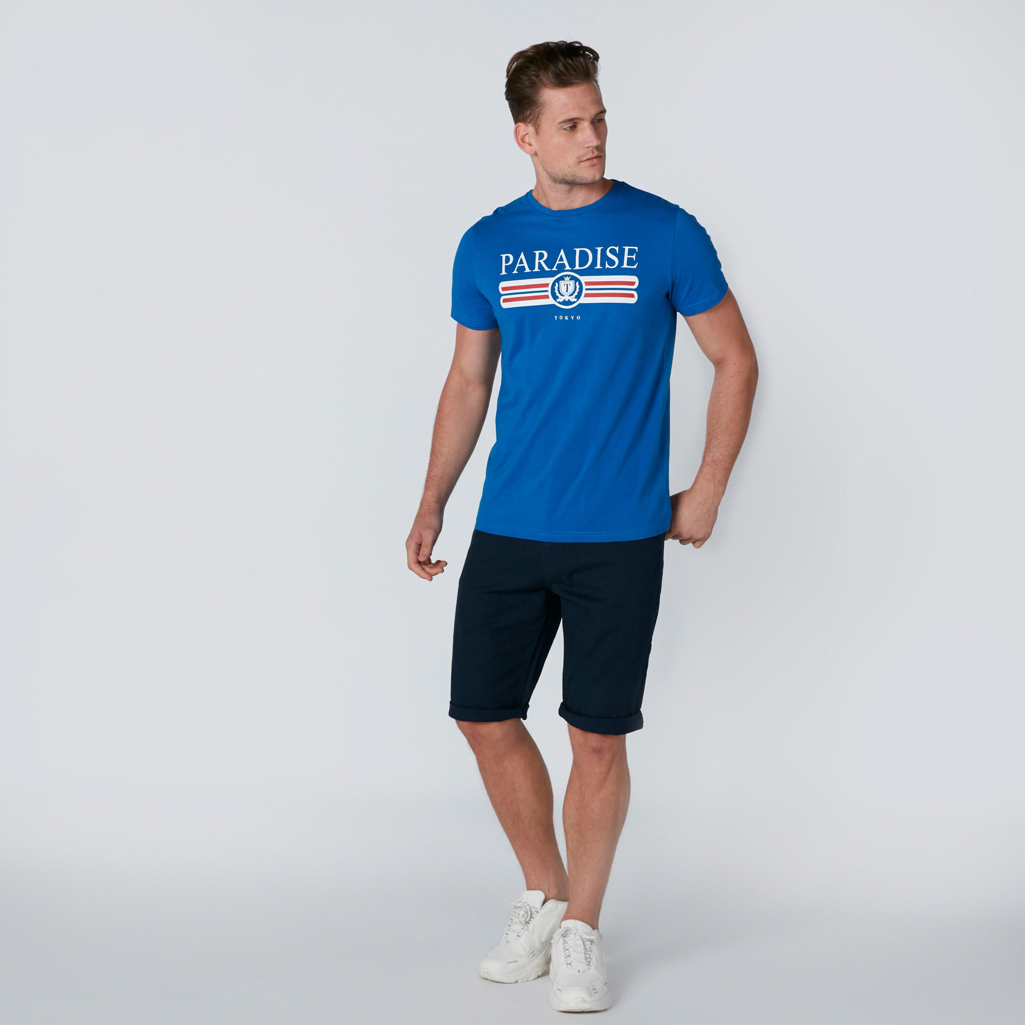 Printed T-Shirt with Short Sleeves-men-clothing-tshirtsandpolos-tshirts-image-3