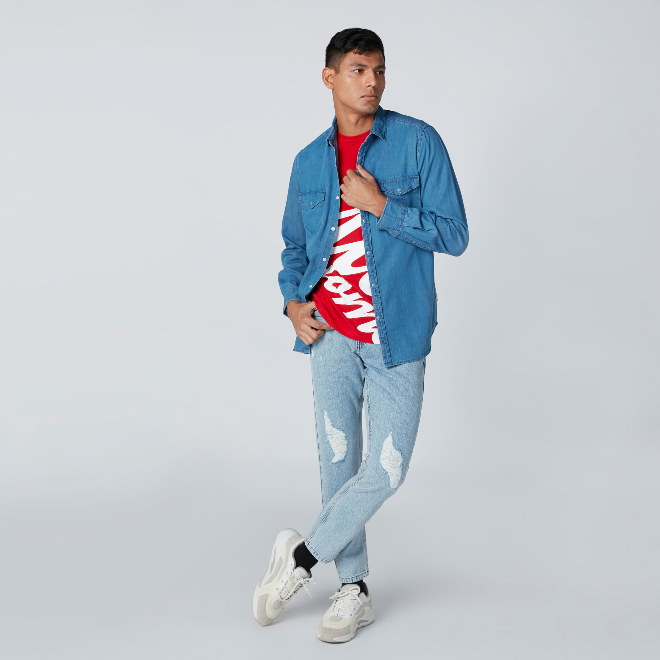 Printed T-Shirt with Short Sleeves-men-clothing-tshirtsandpolos-tshirts-image-3