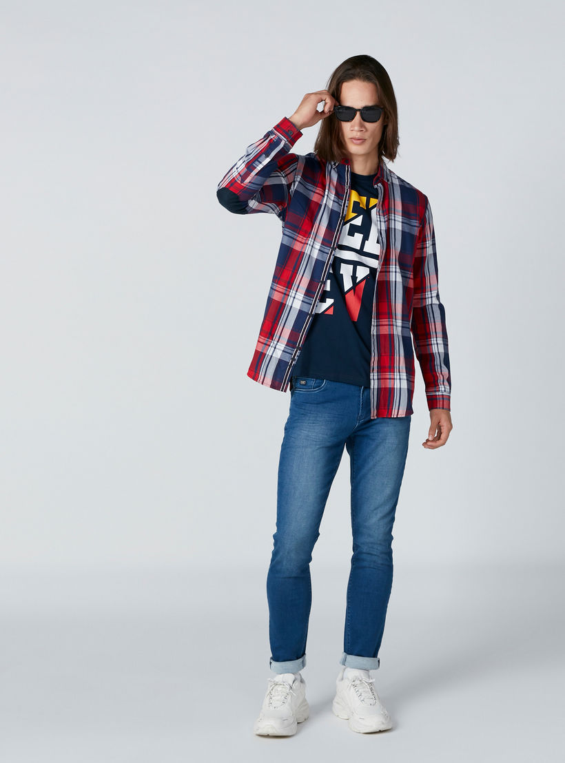 Printed T-Shirt with Short Sleeves-men-clothing-tshirtsandpolos-tshirts-image-2