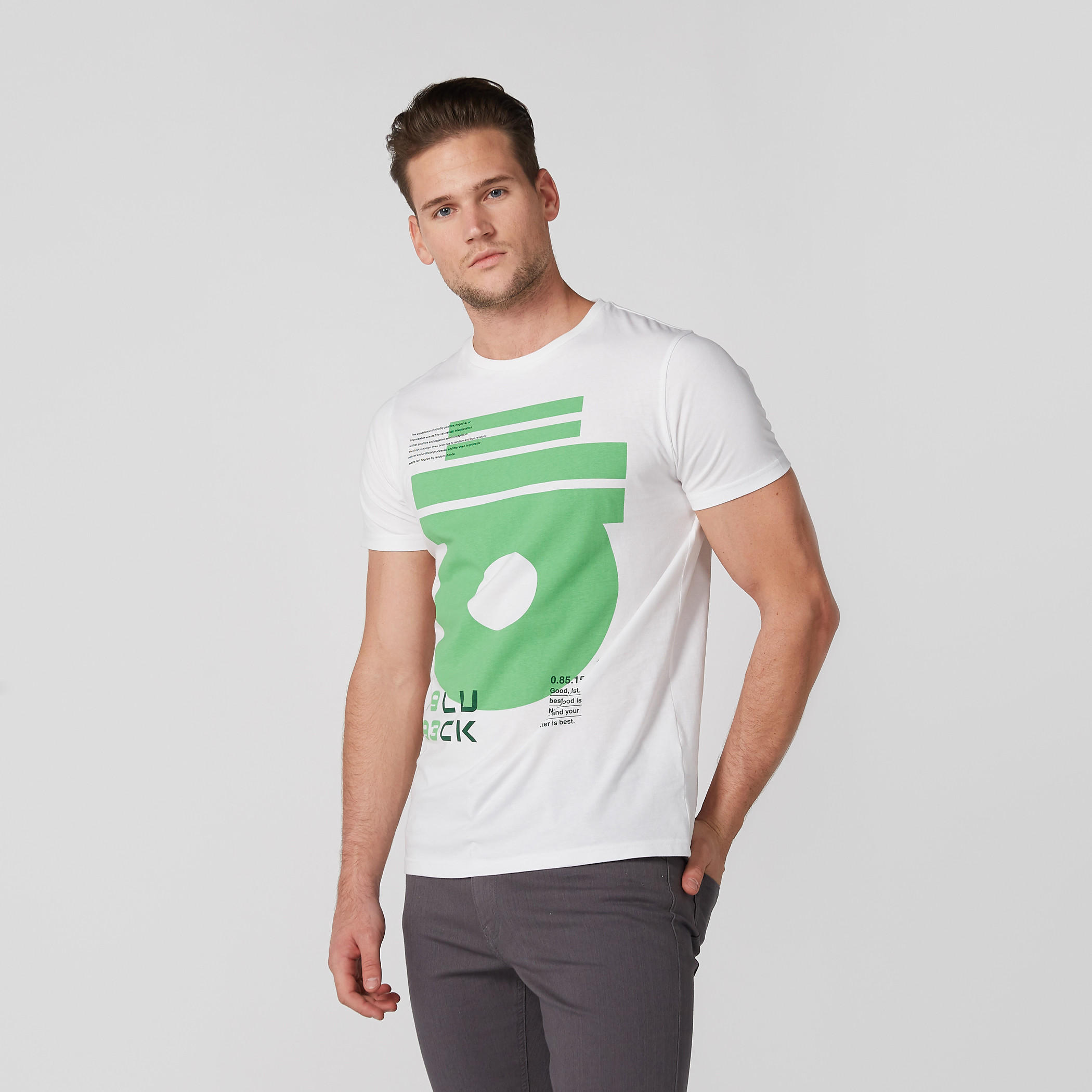 Printed T-Shirt with Crew Neck and Short Sleeves-men-clothing-tshirtsandpolos-tshirts-image-1