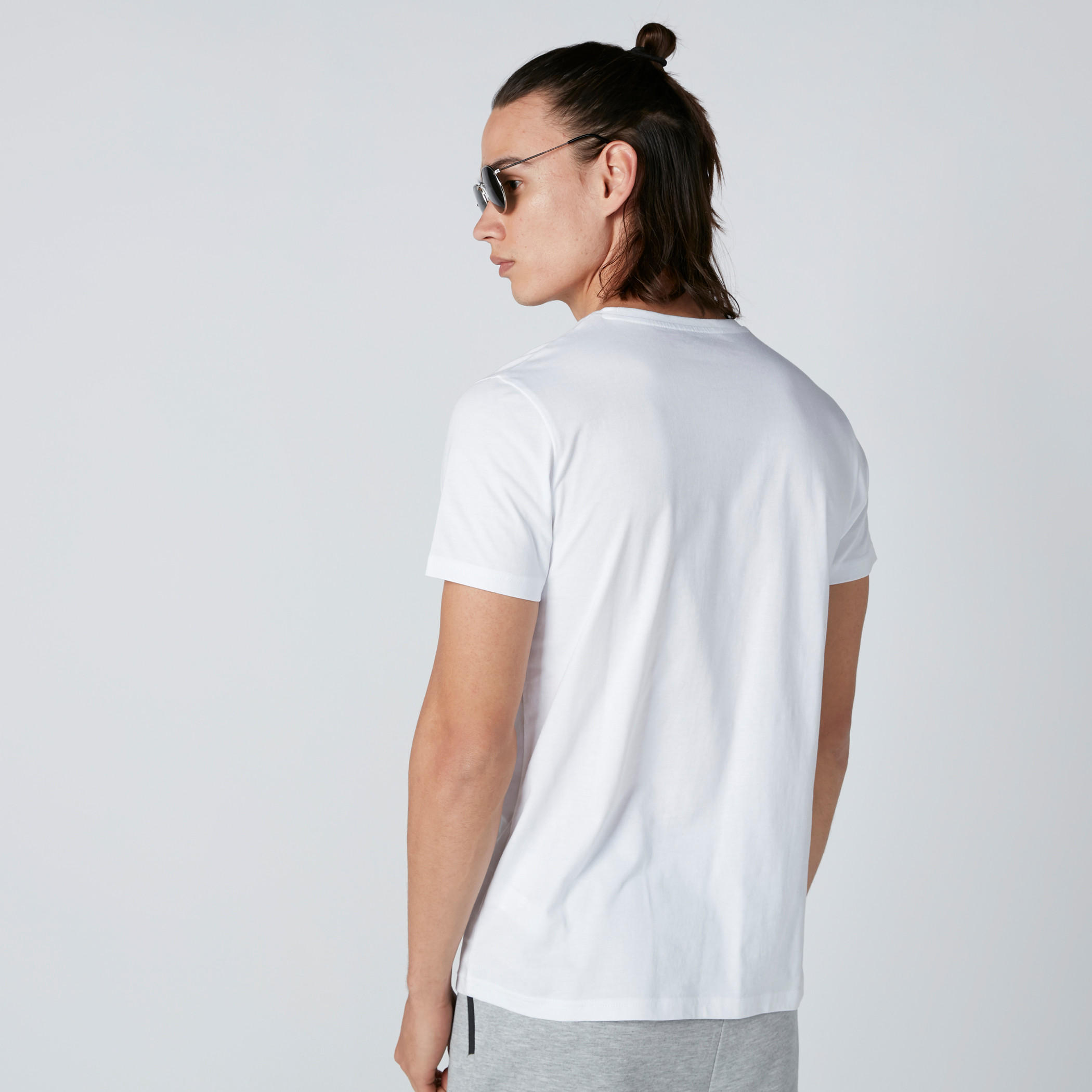 Panel Printed T-Shirt with Short Sleeves-men-clothing-tshirtsandpolos-tshirts-image-2