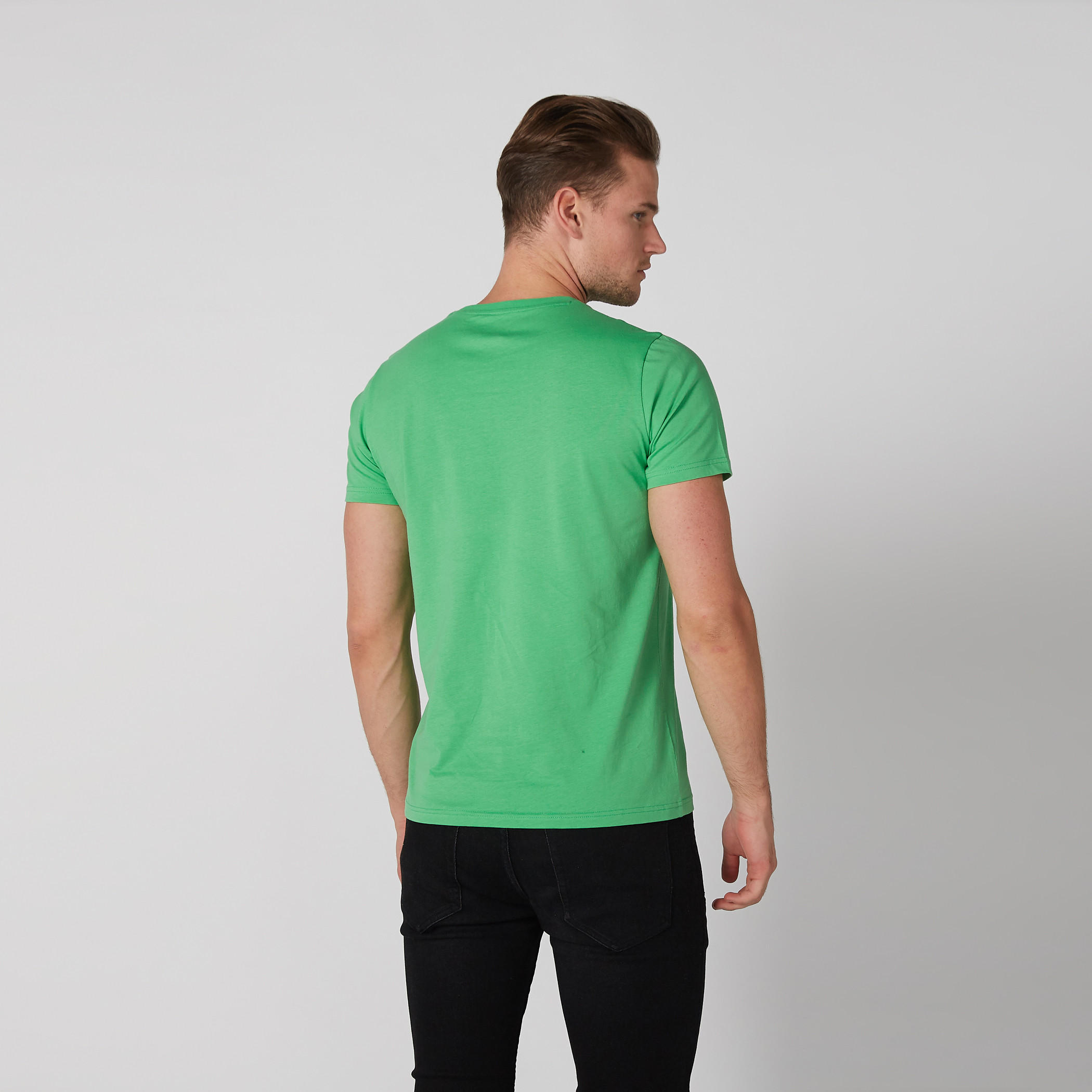 Text Printed T-Shirt with Short Sleeves-men-clothing-tshirtsandpolos-tshirts-image-3