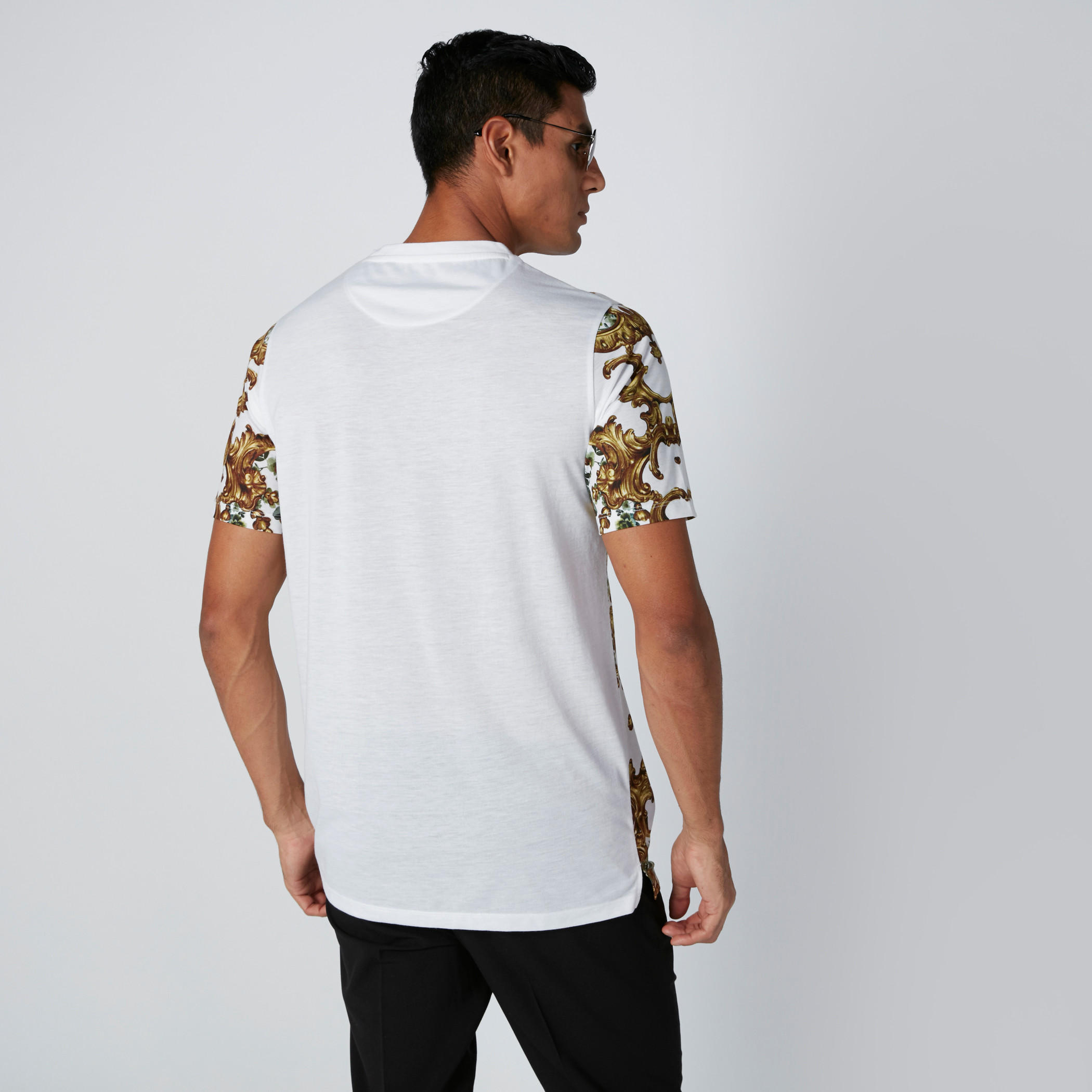 Printed T-Shirt with Round Neck and Short Sleeves-men-clothing-tshirtsandpolos-tshirts-image-2