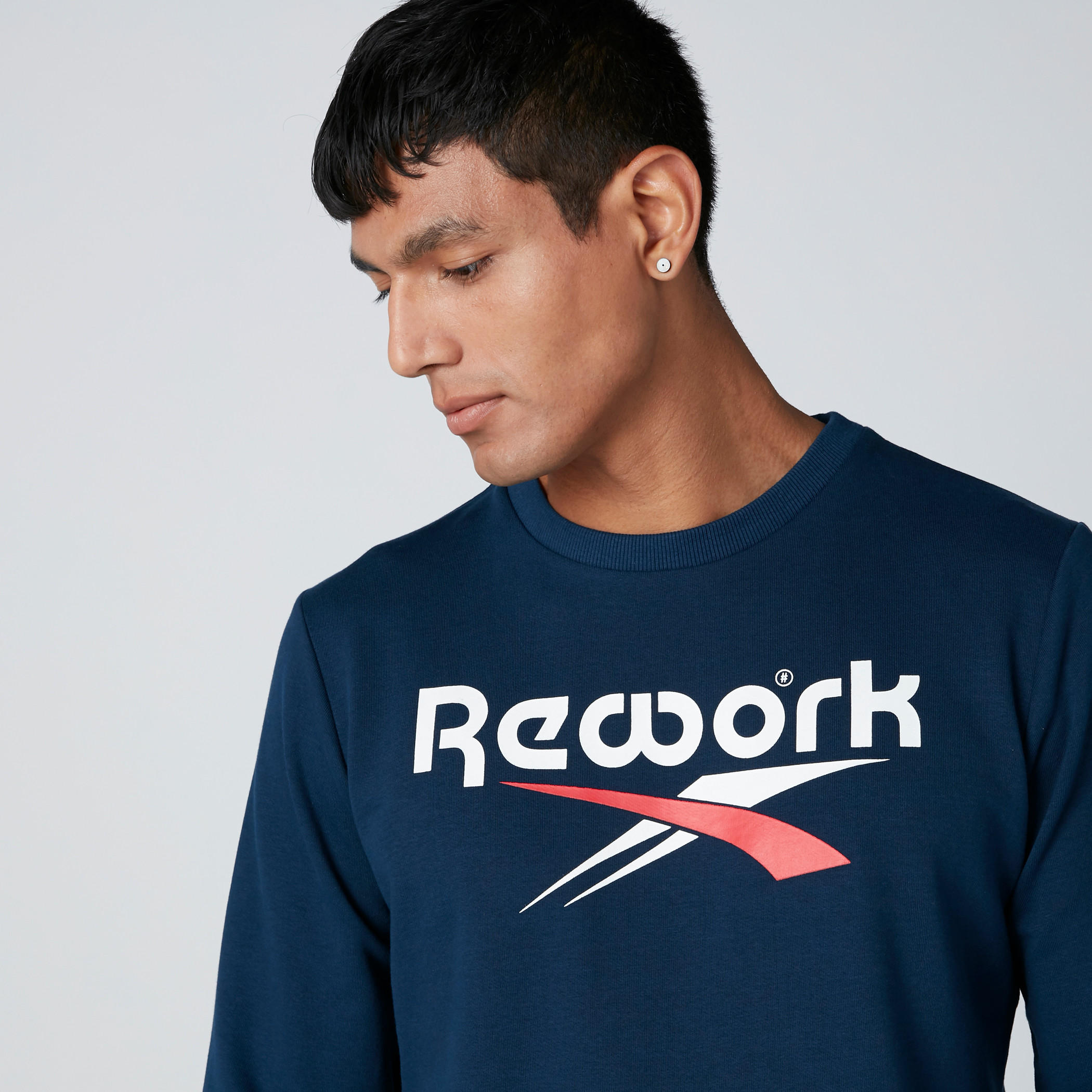 Printed Sweatshirt with Round Neck-men-winterwear-hoodiesandsweatshirts-image-4
