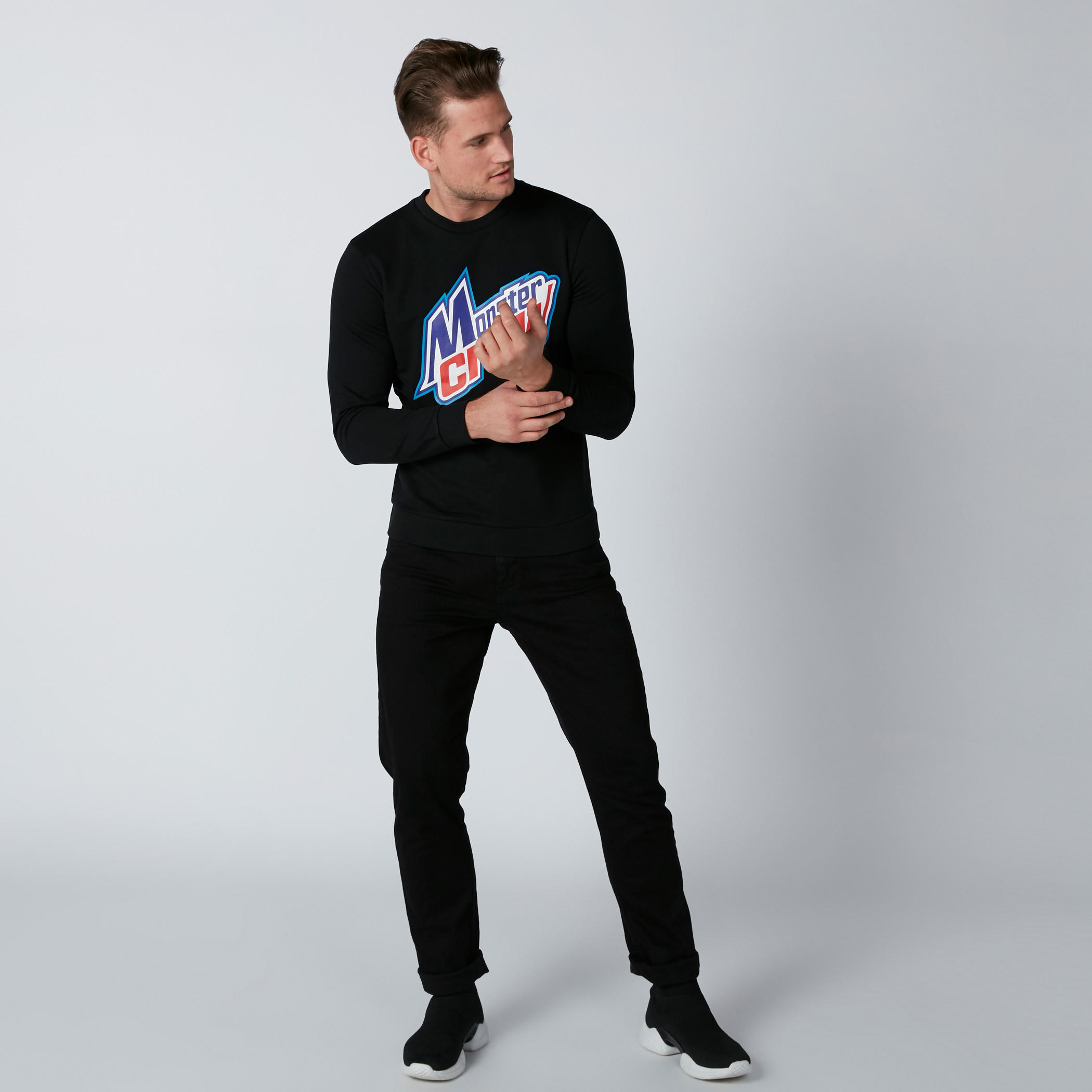 سويت شيرت بأكمام طويلة وطبعات مونستر كرو-men-winterwear-hoodiesandsweatshirts-image-3