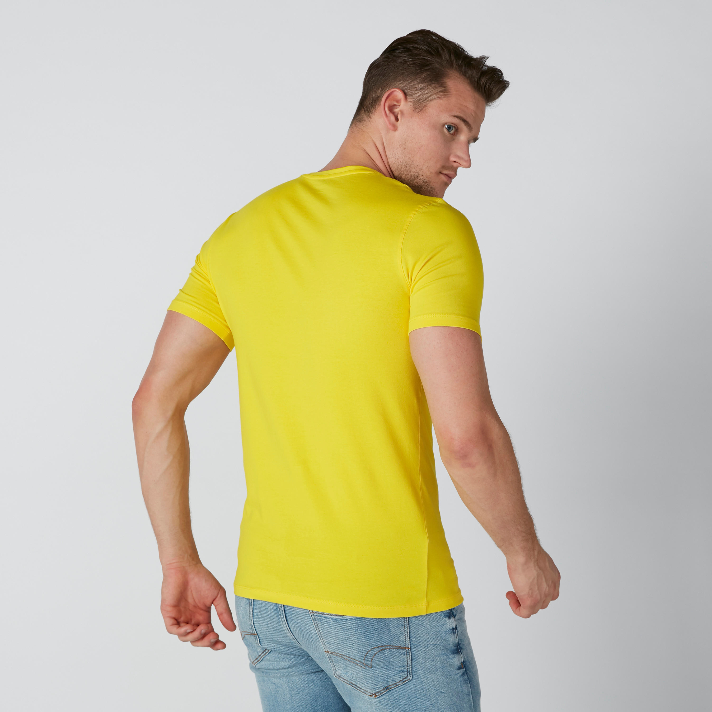 V-Neck T-Shirt with Short Sleeves-men-clothing-tshirtsandpolos-tshirts-image-3