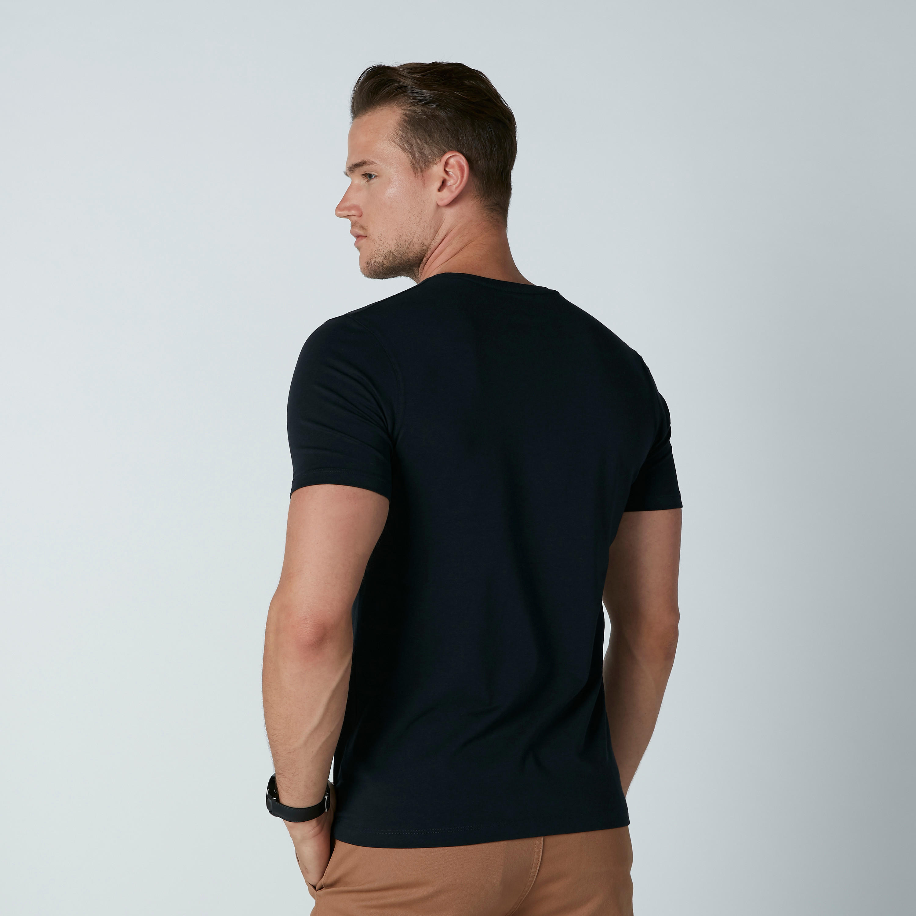 V-Neck T-Shirt with Short Sleeves-men-clothing-tshirtsandpolos-tshirts-image-4
