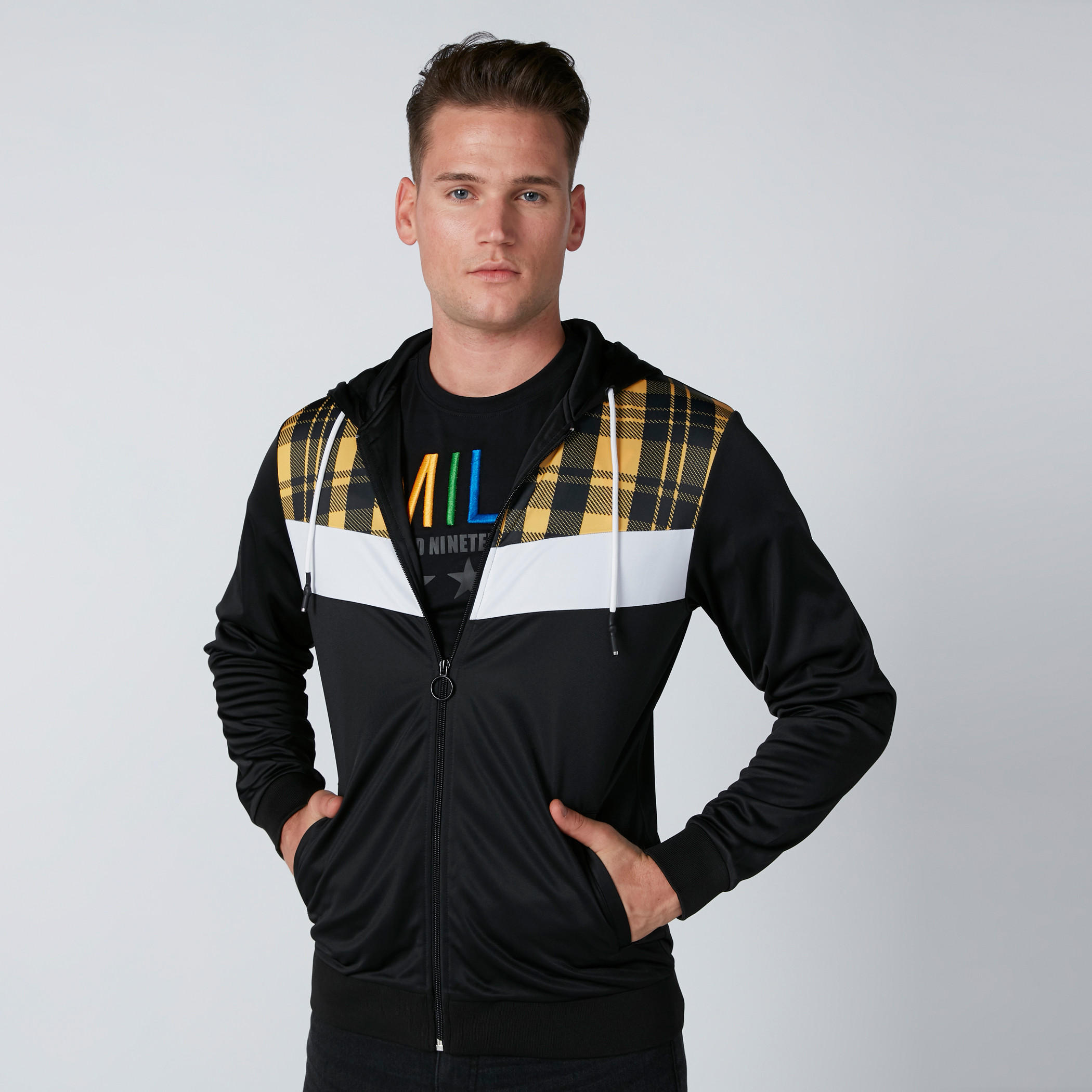 جاكيت كاروهات بسحّاب إغلاق وجيوب-men-clothing-jacketsandblazers-jackets-image-3