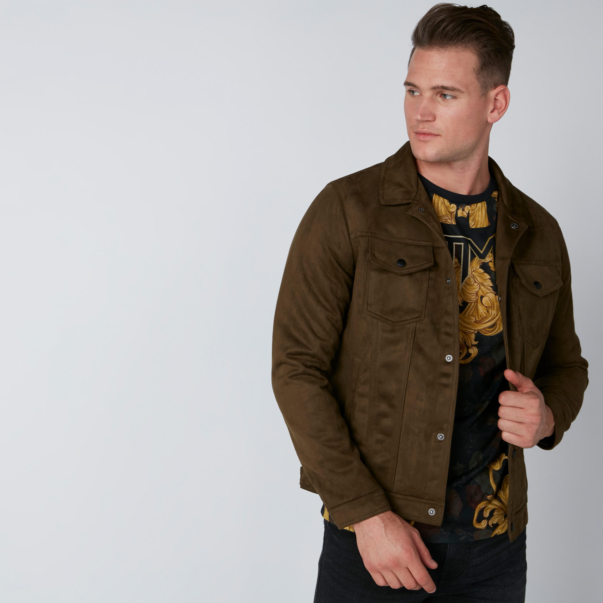 جاكيت بأكمام طويلة وجيوب وزر إغلاق-men-clothing-jacketsandblazers-jackets-image-2