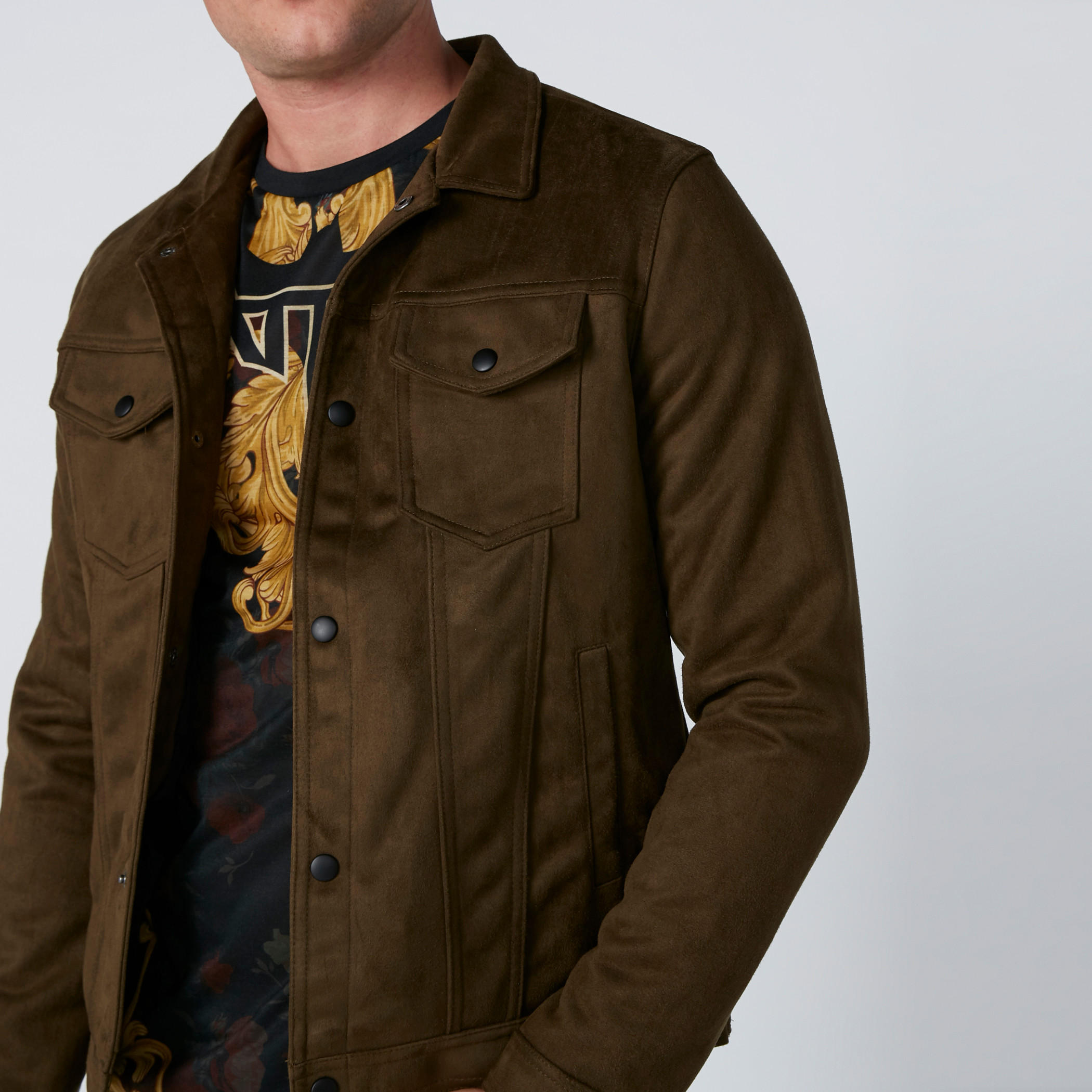 جاكيت بأكمام طويلة وجيوب وزر إغلاق-men-clothing-jacketsandblazers-jackets-image-1