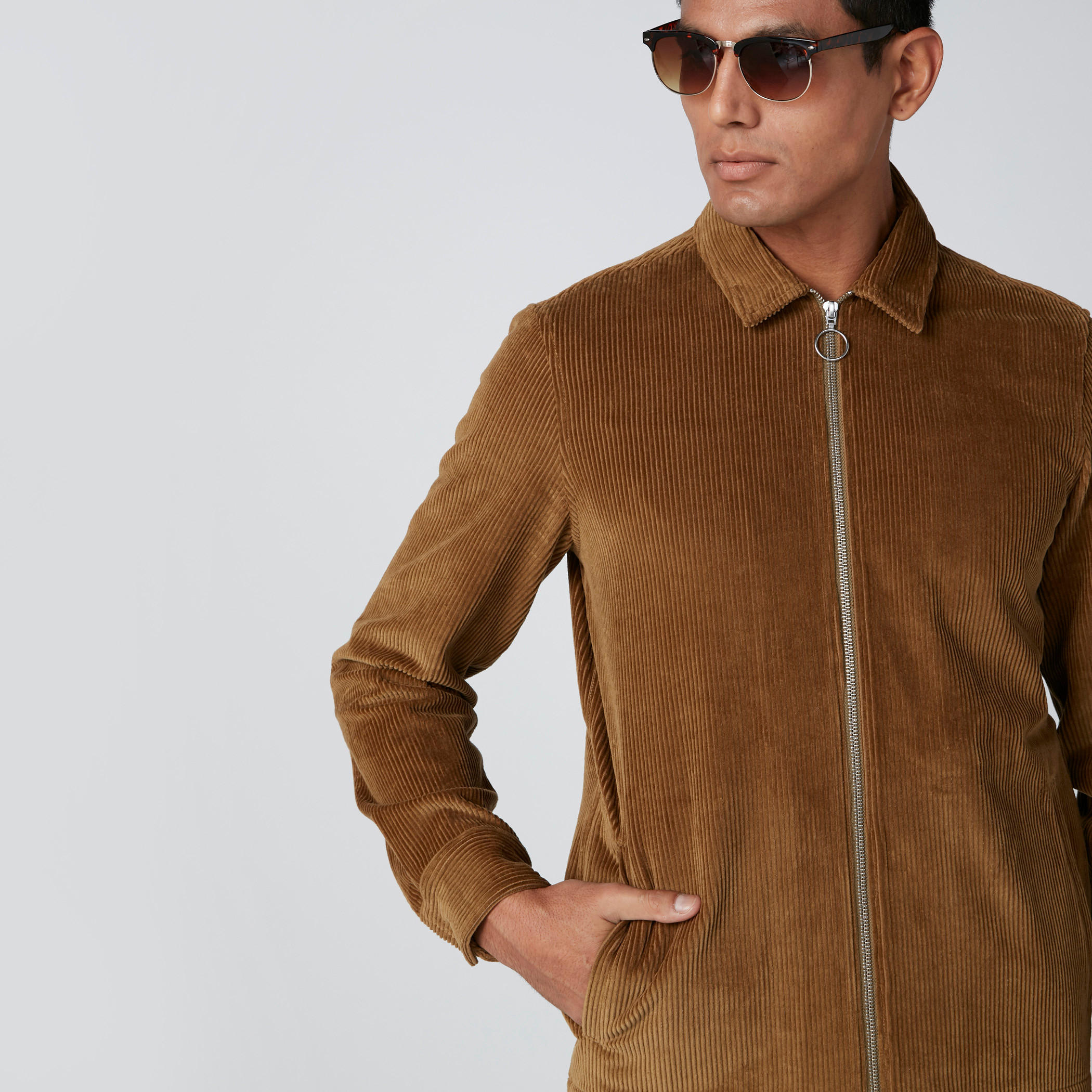 Textured Jacket with Pockets and Zip Closure-men-clothing-jacketsandblazers-jackets-image-3
