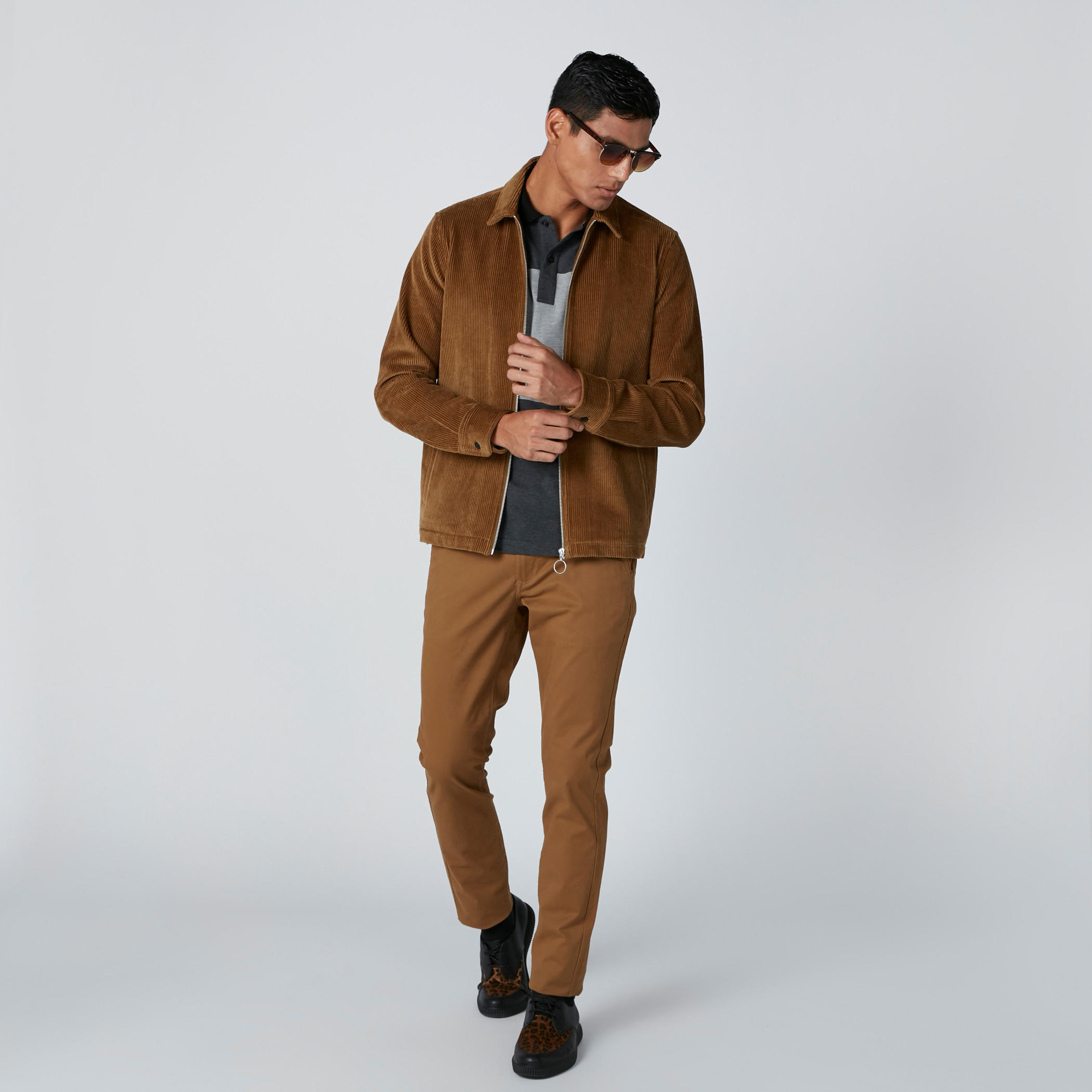 Textured Jacket with Pockets and Zip Closure-men-clothing-jacketsandblazers-jackets-image-2