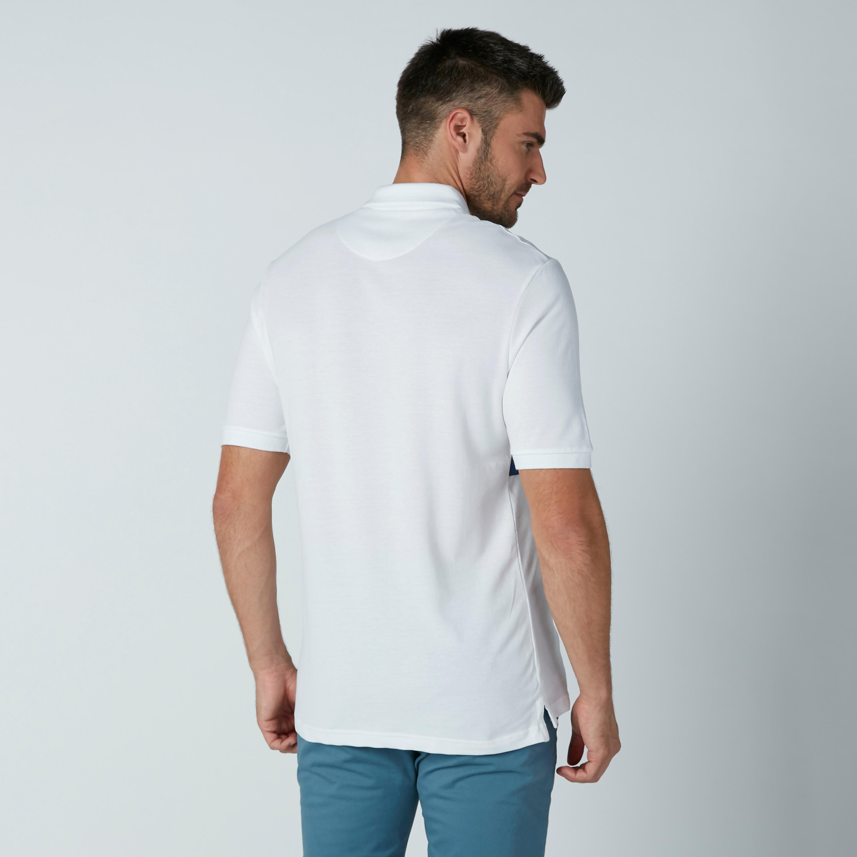 تيشيرت فضفاض مطرّز بياقة بولو وأكمام قصيرة-men-clothing-tshirtsandpolos-polos-image-4