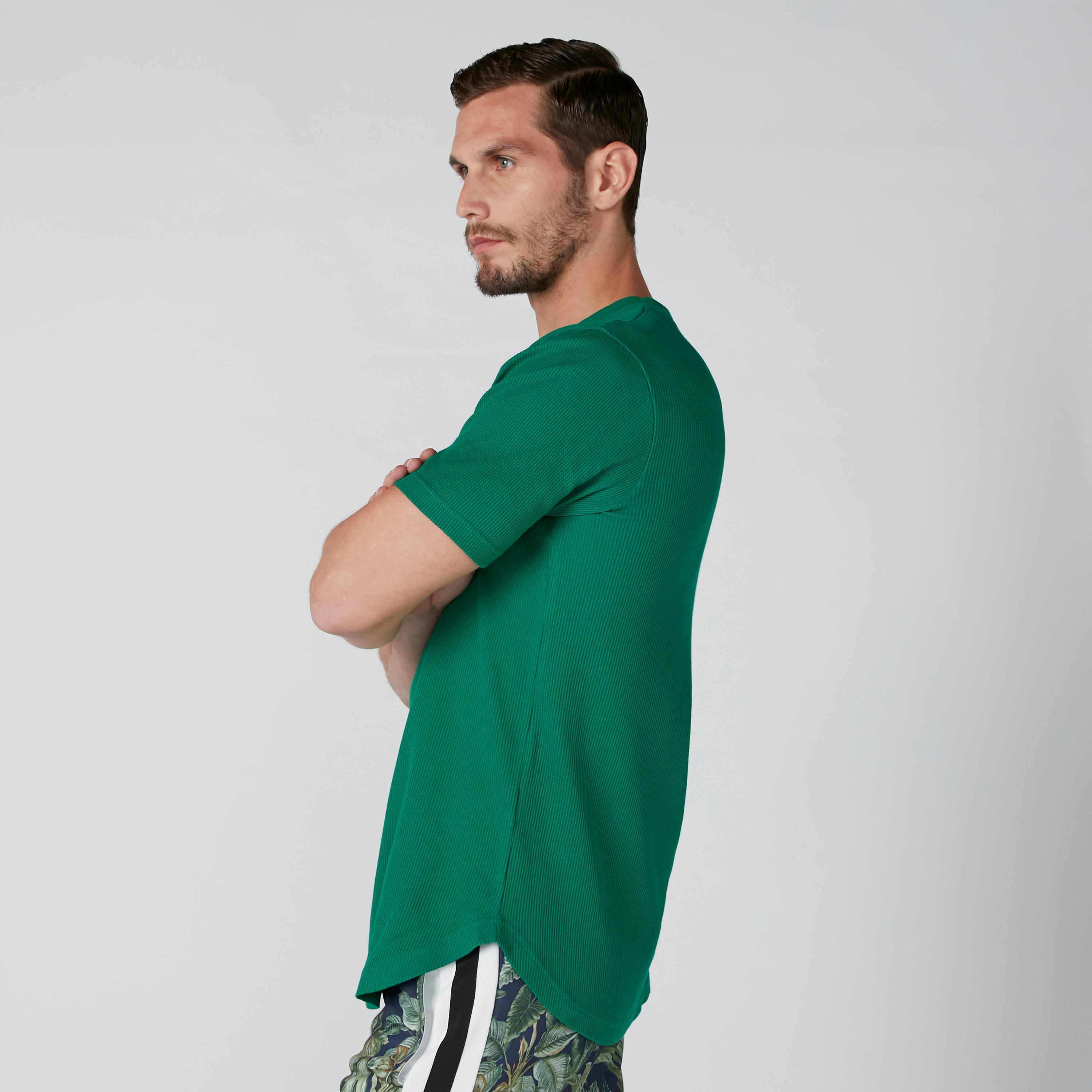 Textured T-Shirt in Relaxed Fit with Short Sleeves-men-clothing-tshirtsandpolos-tshirts-image-2